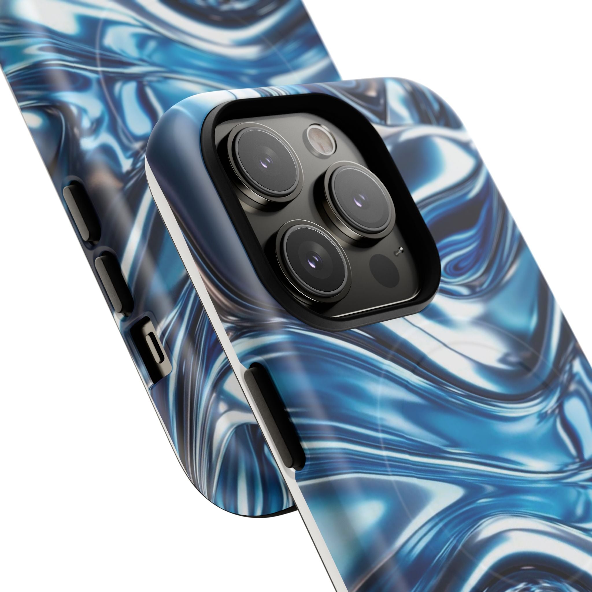 Mirror Gradient Blue Magnetic Phone Case