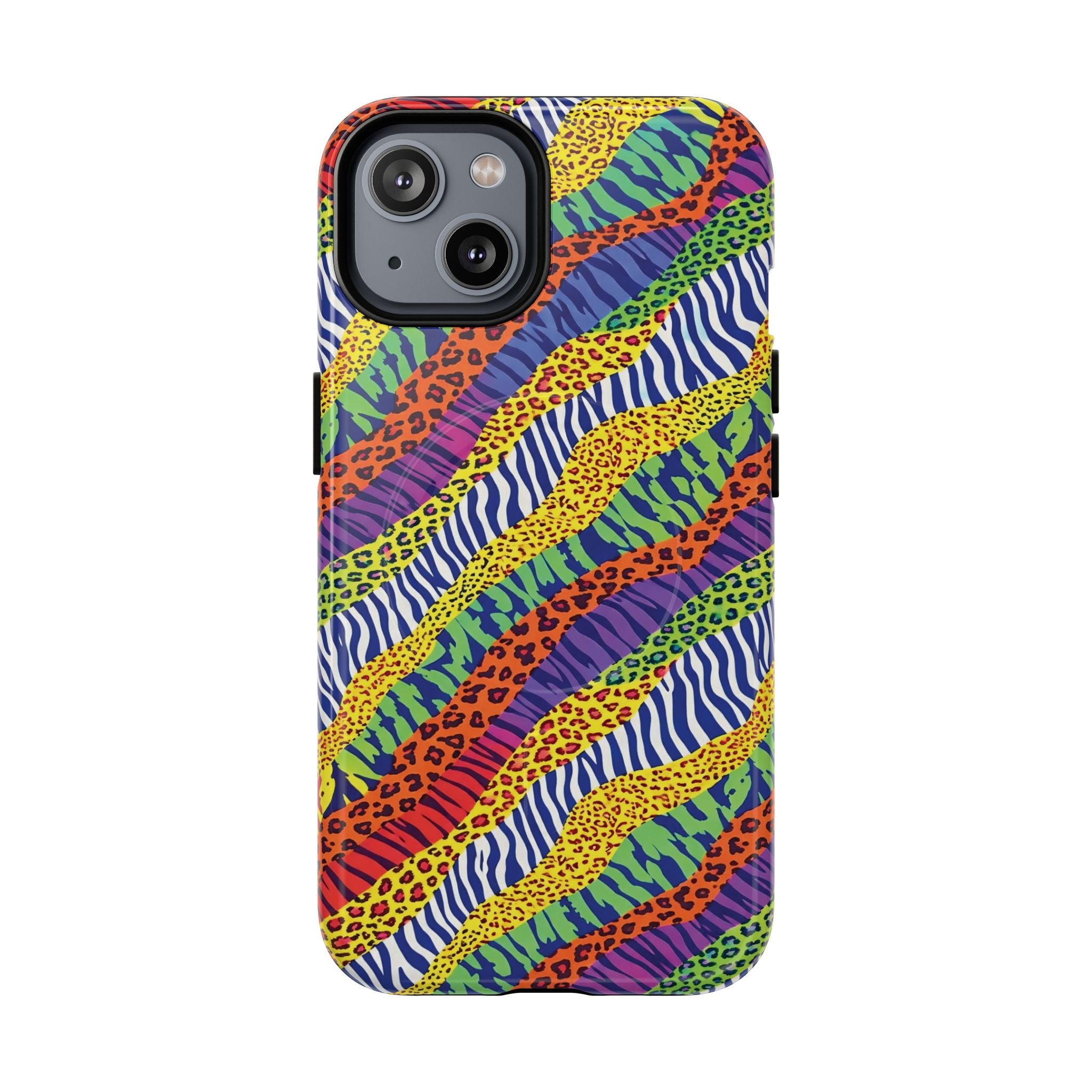 Tough Magnetic Case — Animal Print Arcoíris