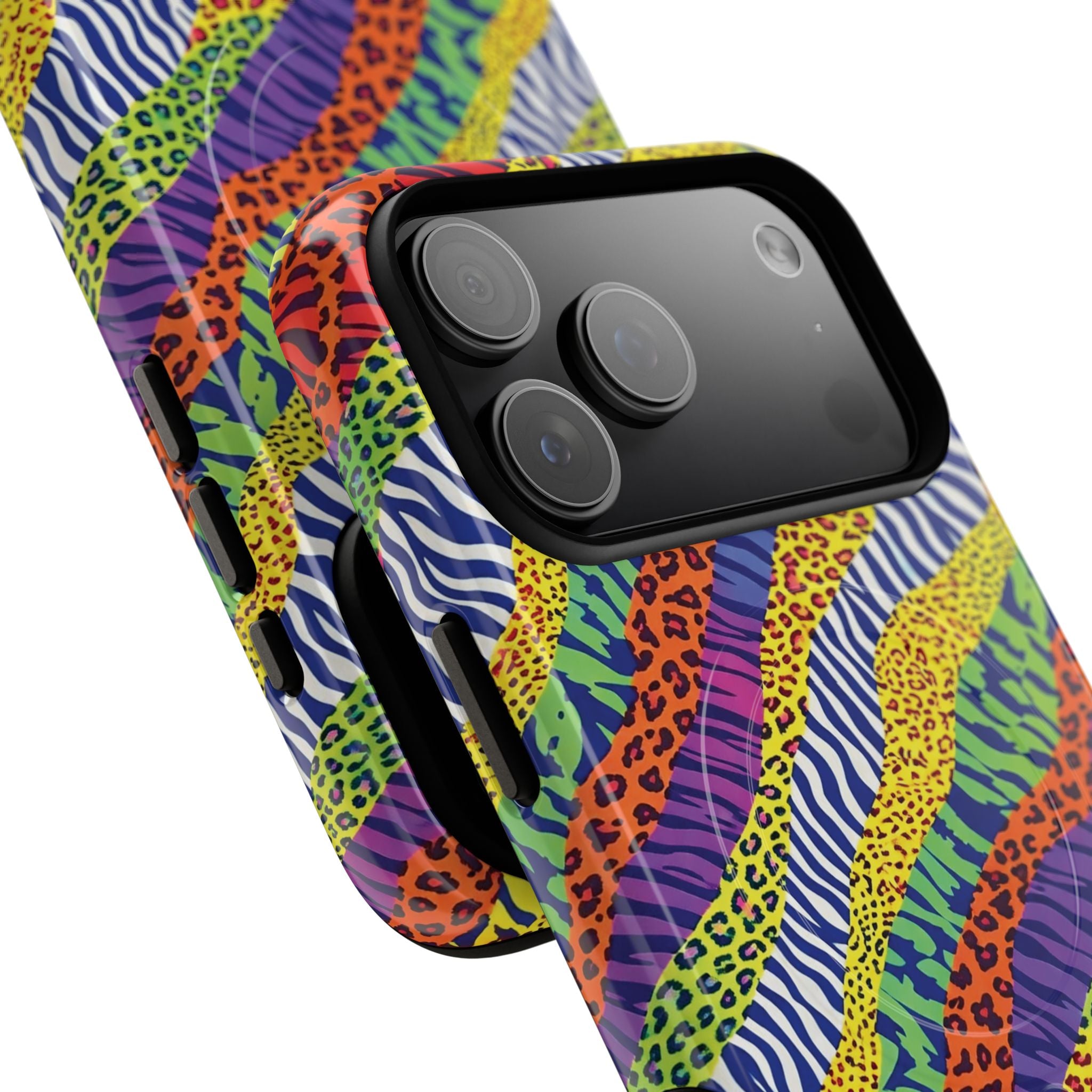 Tough Magnetic Case — Animal Print Arcoíris