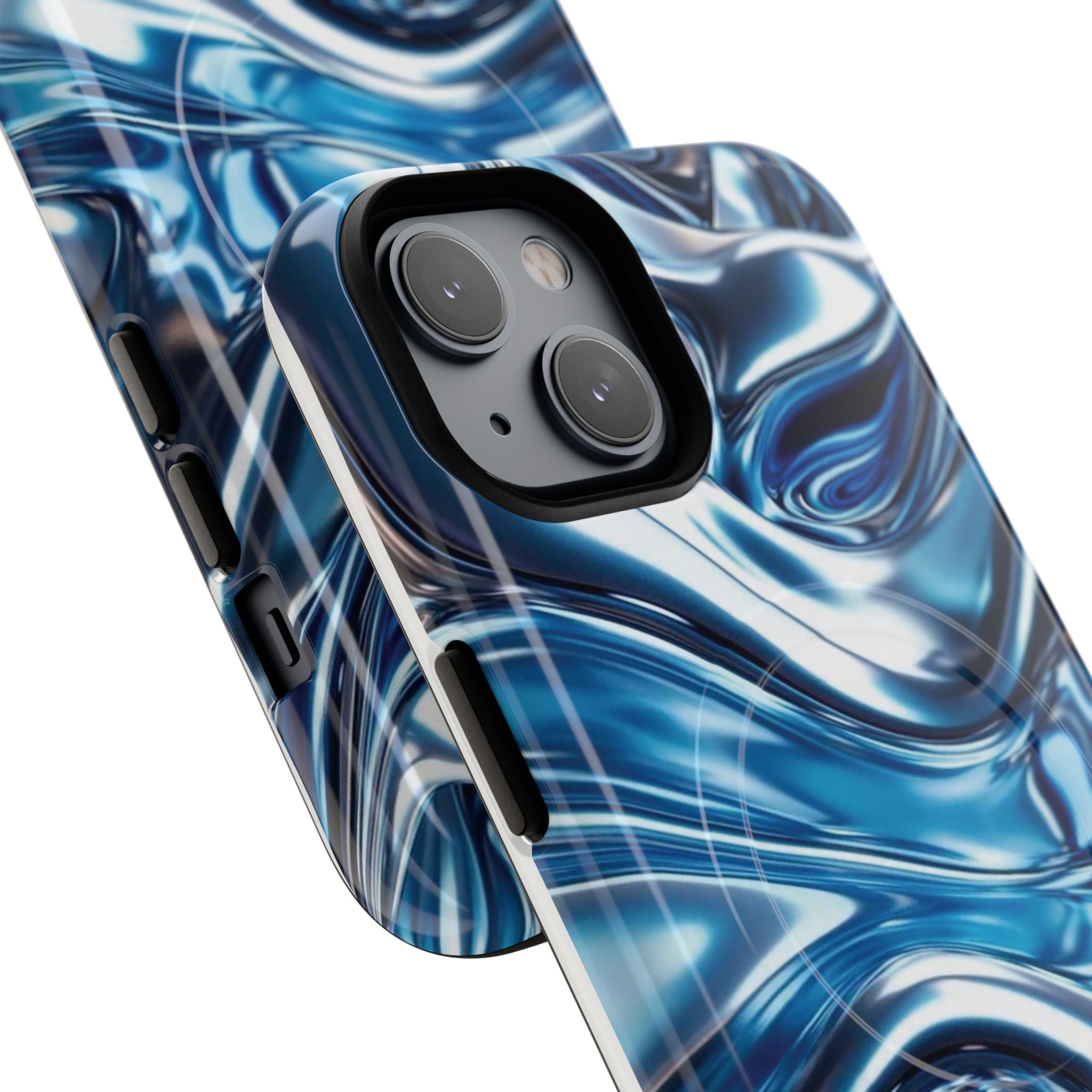 Mirror Gradient Blue Magnetic Phone Case