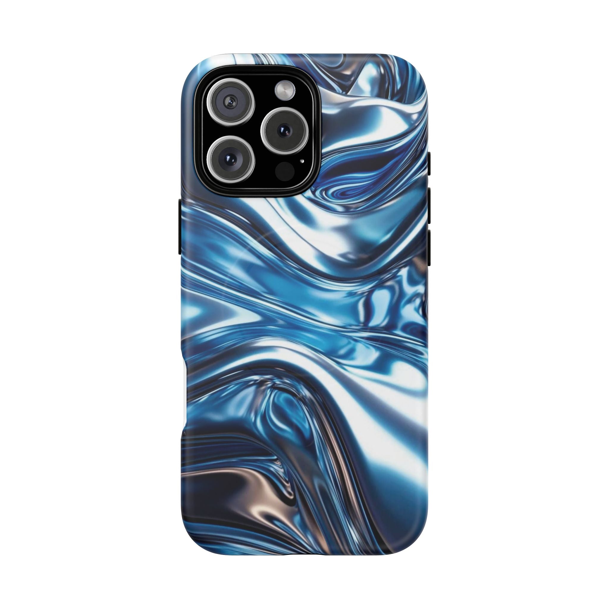 Mirror Gradient Blue Magnetic Phone Case