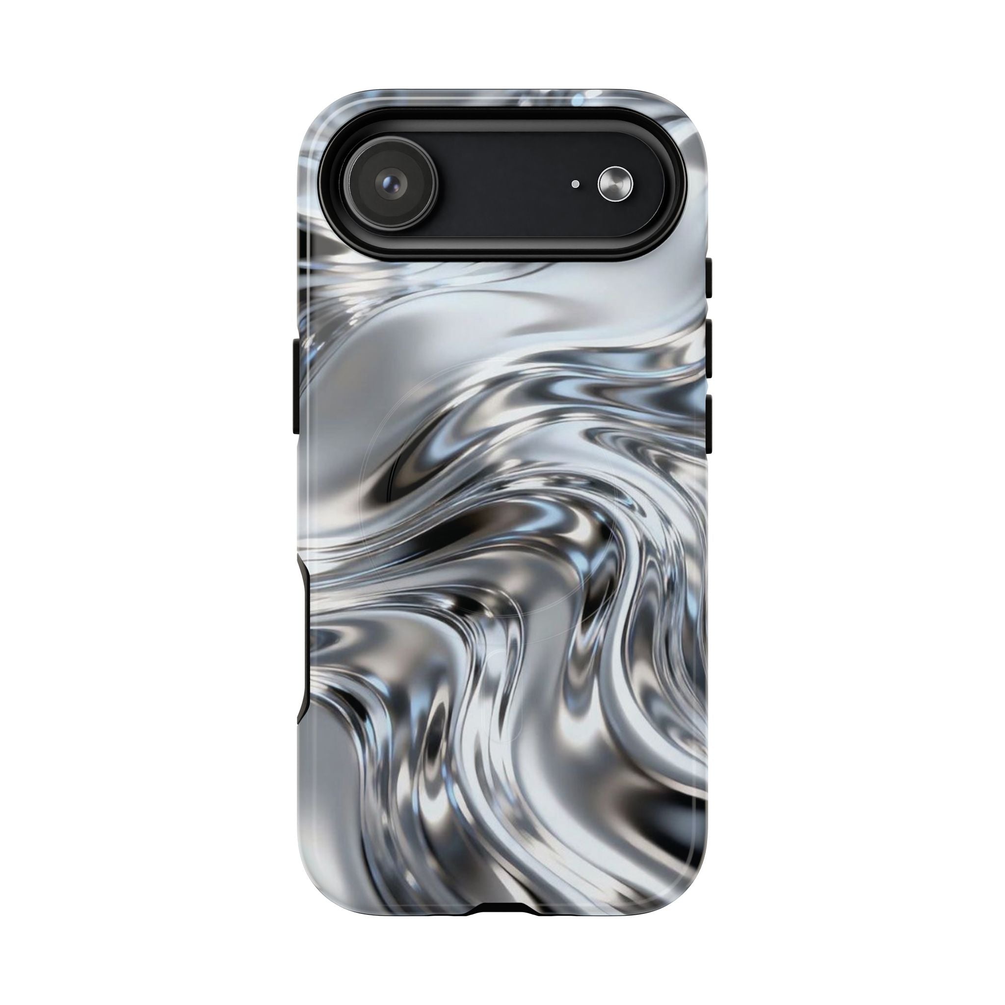 Mirror Gradient Tough Magnetic Case — Reflective Magnetic Phone Cover