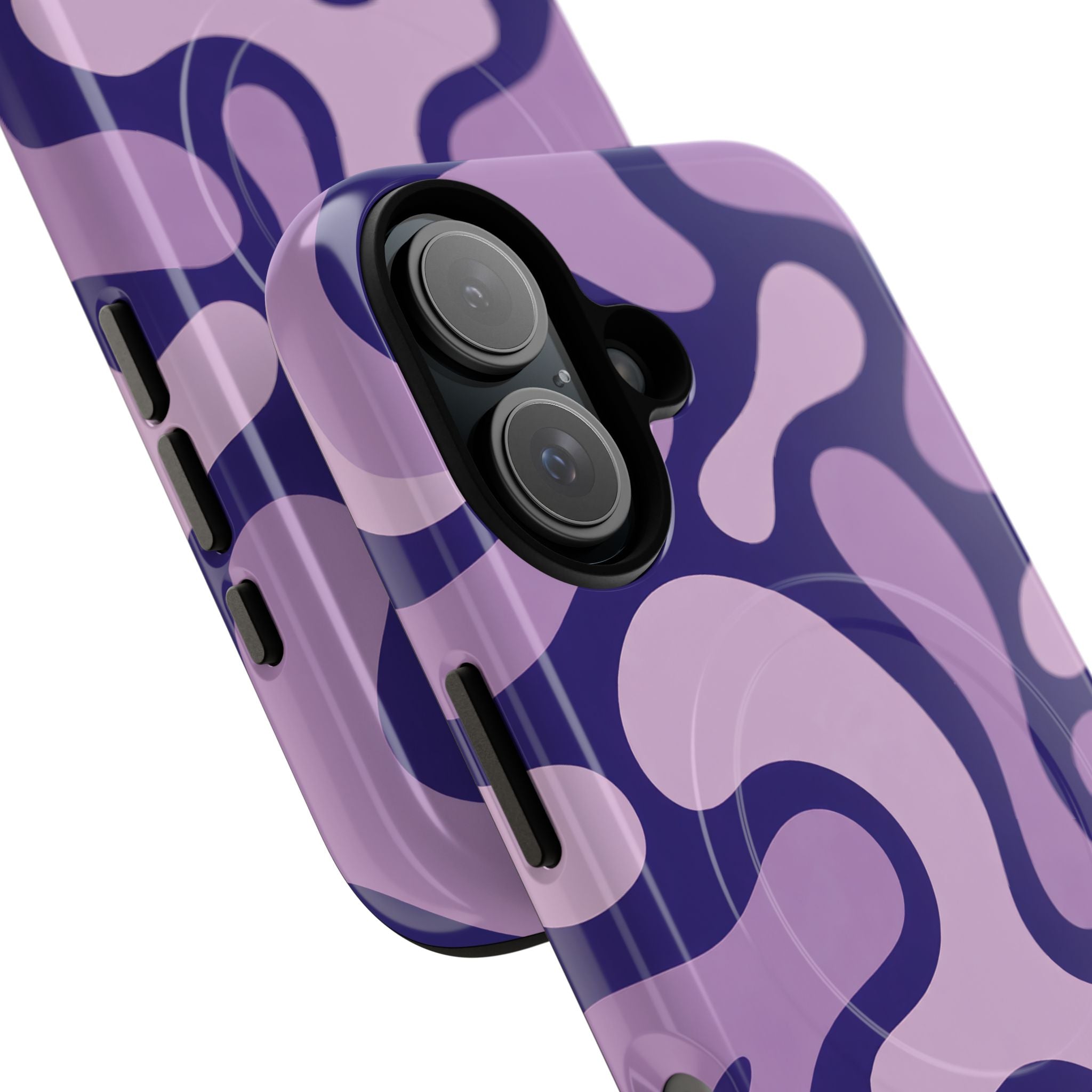 Purple Pattern Magnetic Case