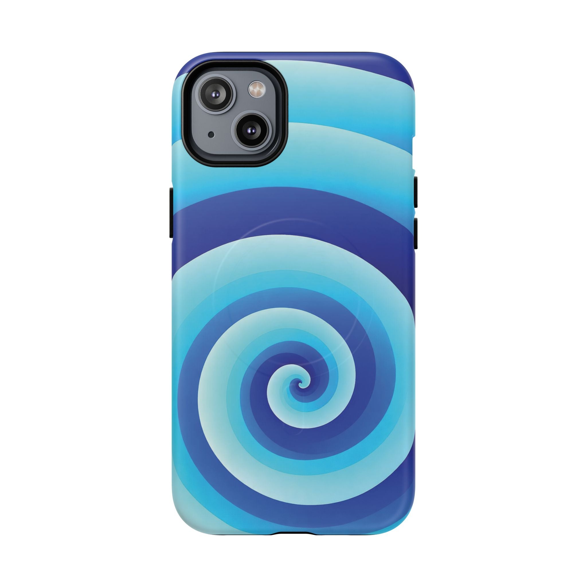 Blue Spiral Magnetic Phone Case