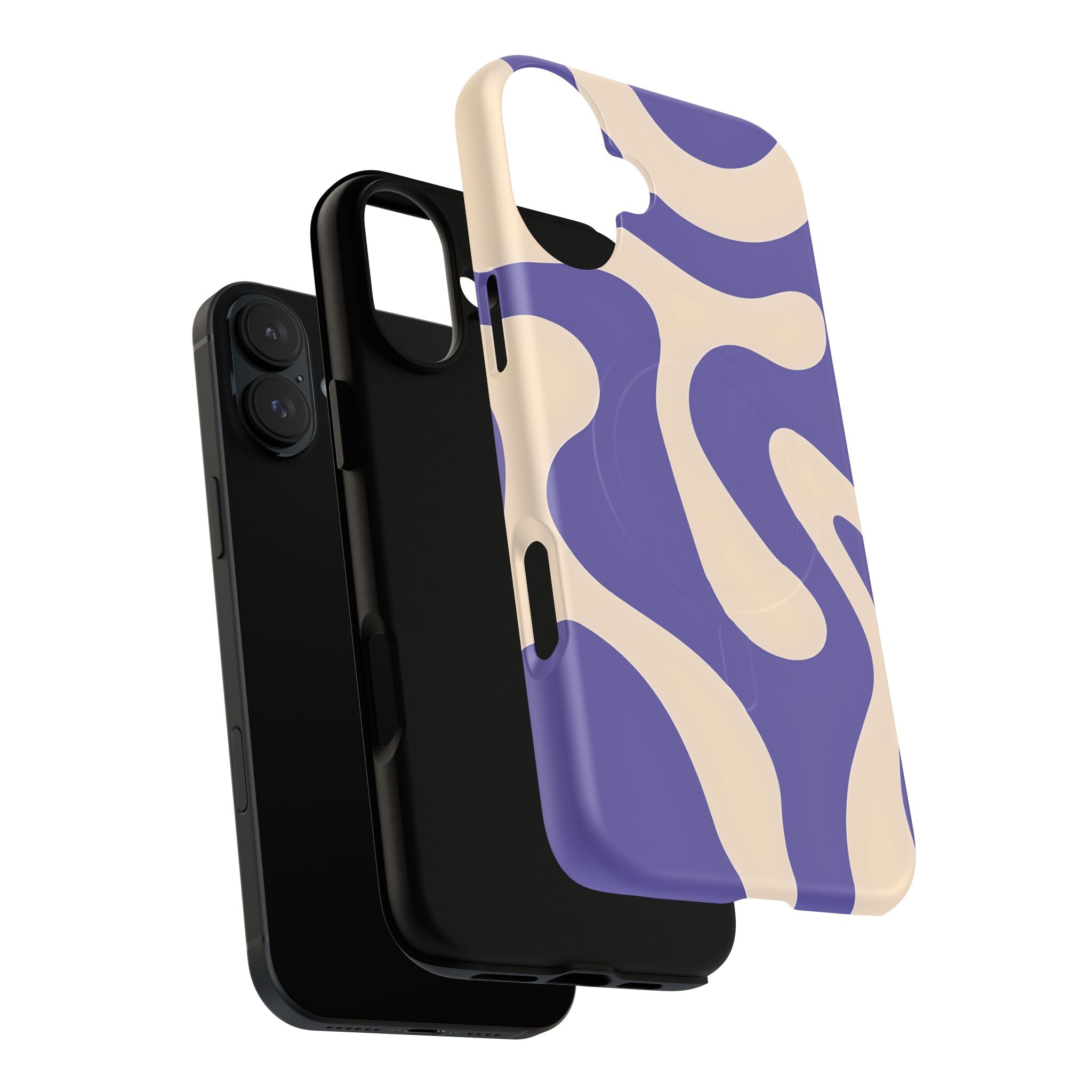 Abstract Purple | iPhone Case – Stylish Artistic Protective Cover