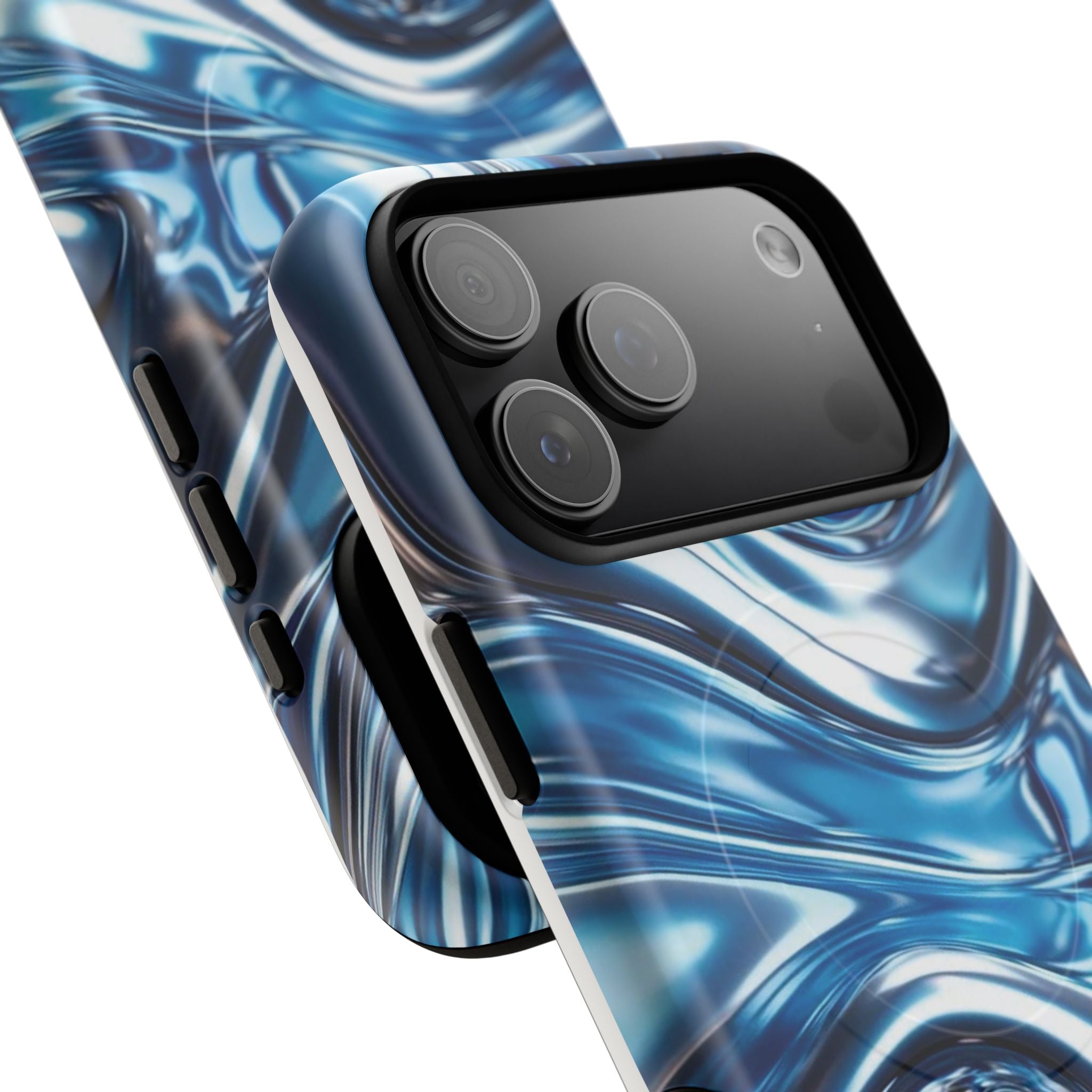 Mirror Gradient Blue Magnetic Phone Case