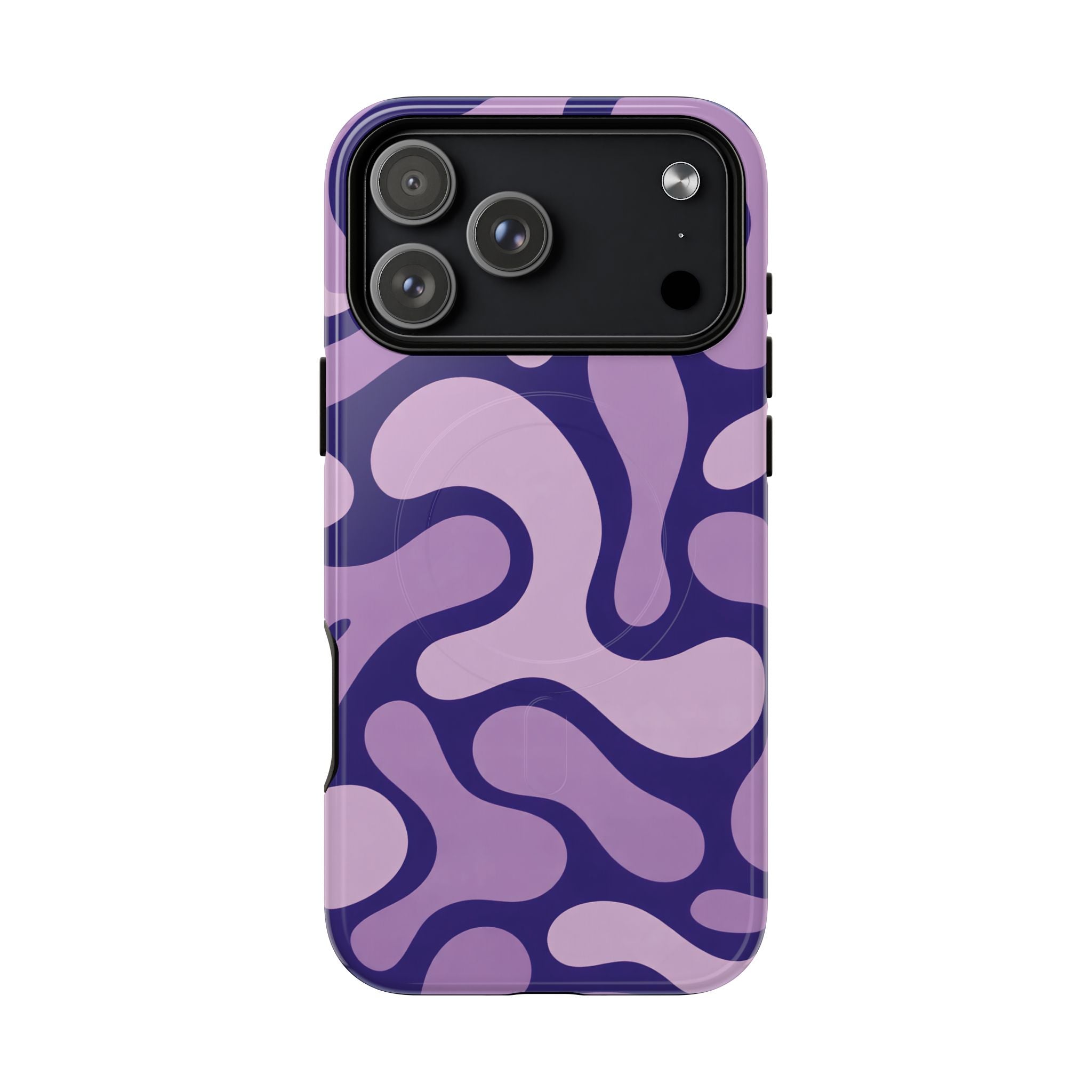 Purple Pattern Magnetic Case