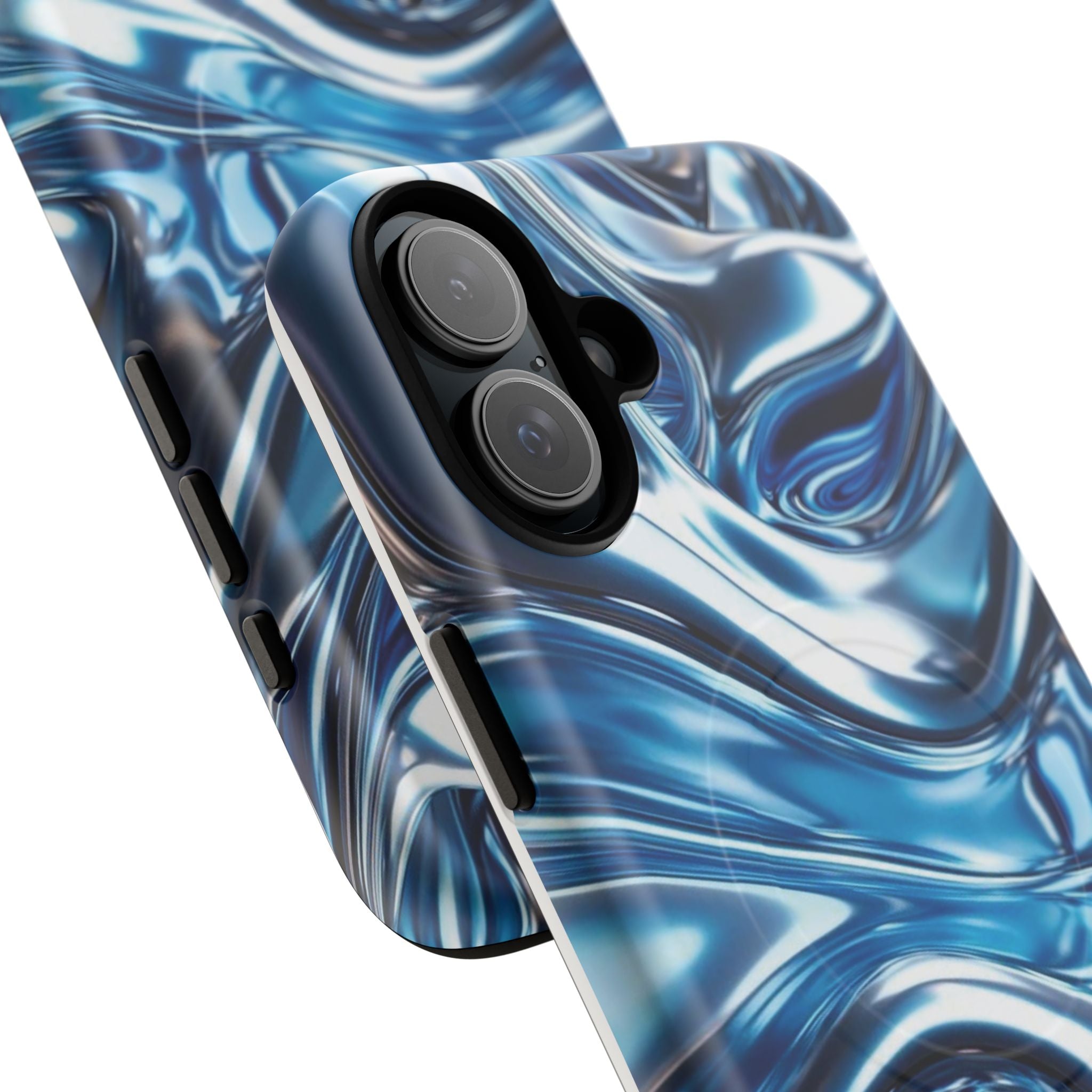 Mirror Gradient Blue Magnetic Phone Case