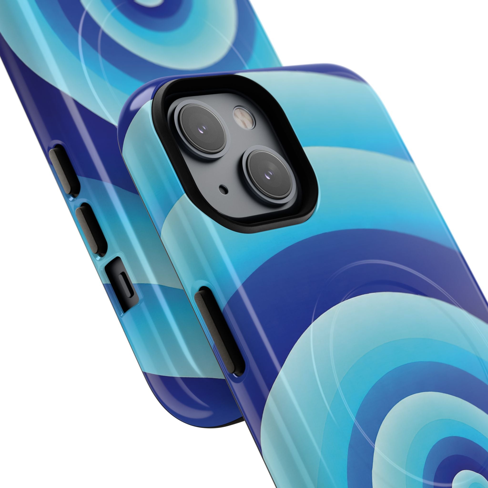 Blue Spiral Magnetic Phone Case