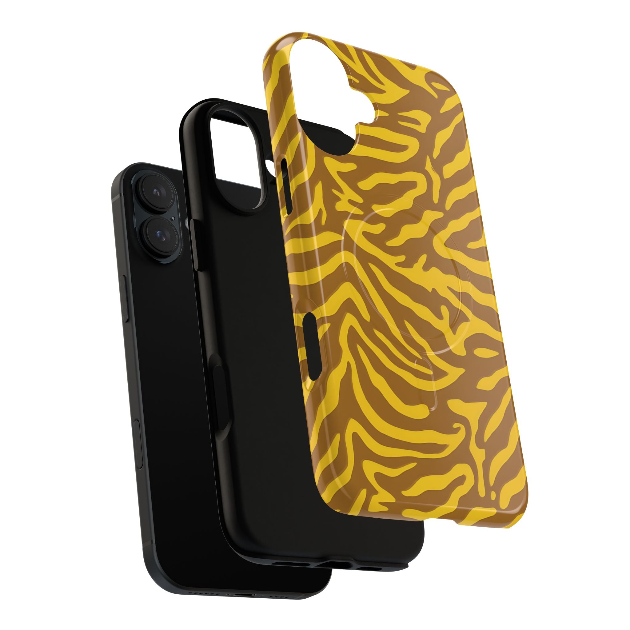 Zebra Print Magnetic qual Case