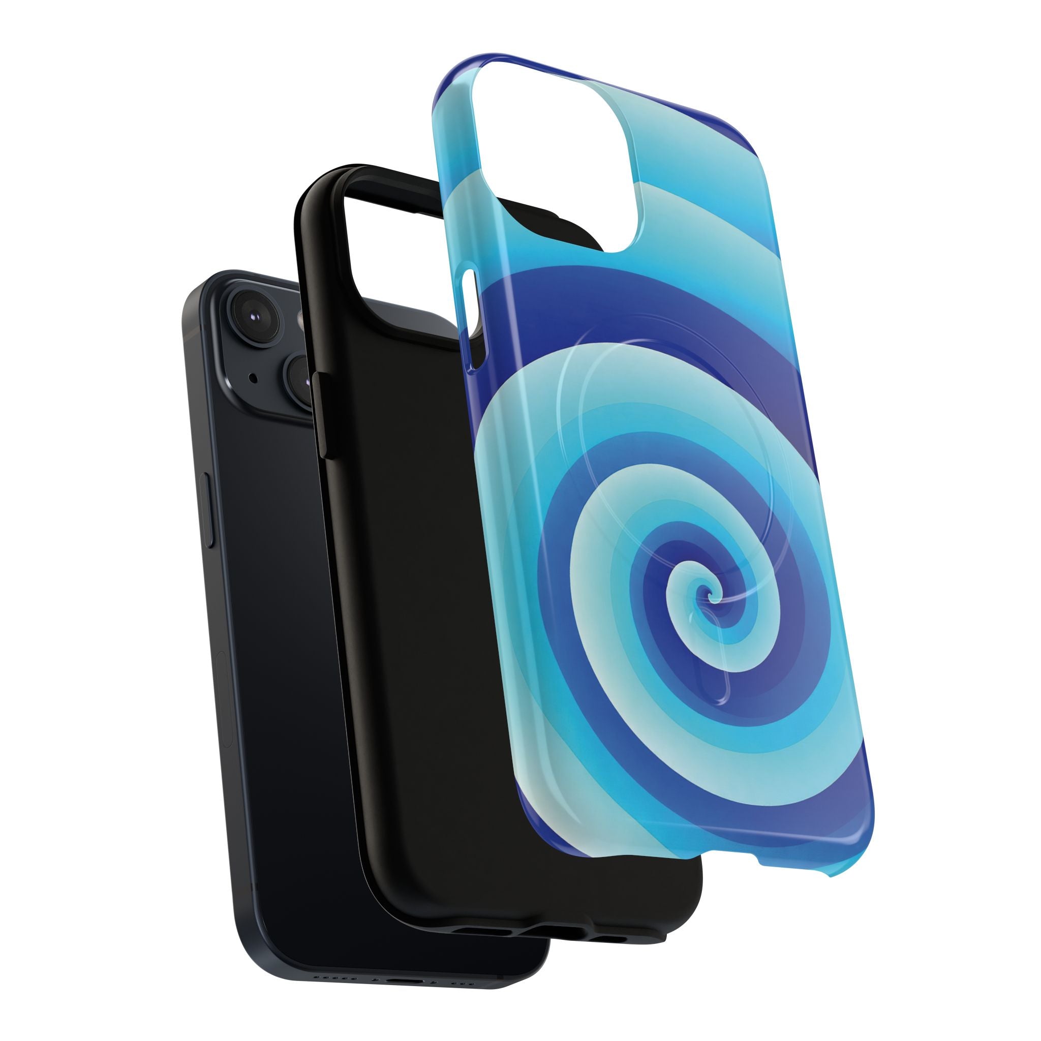 Blue Spiral Magnetic Phone Case