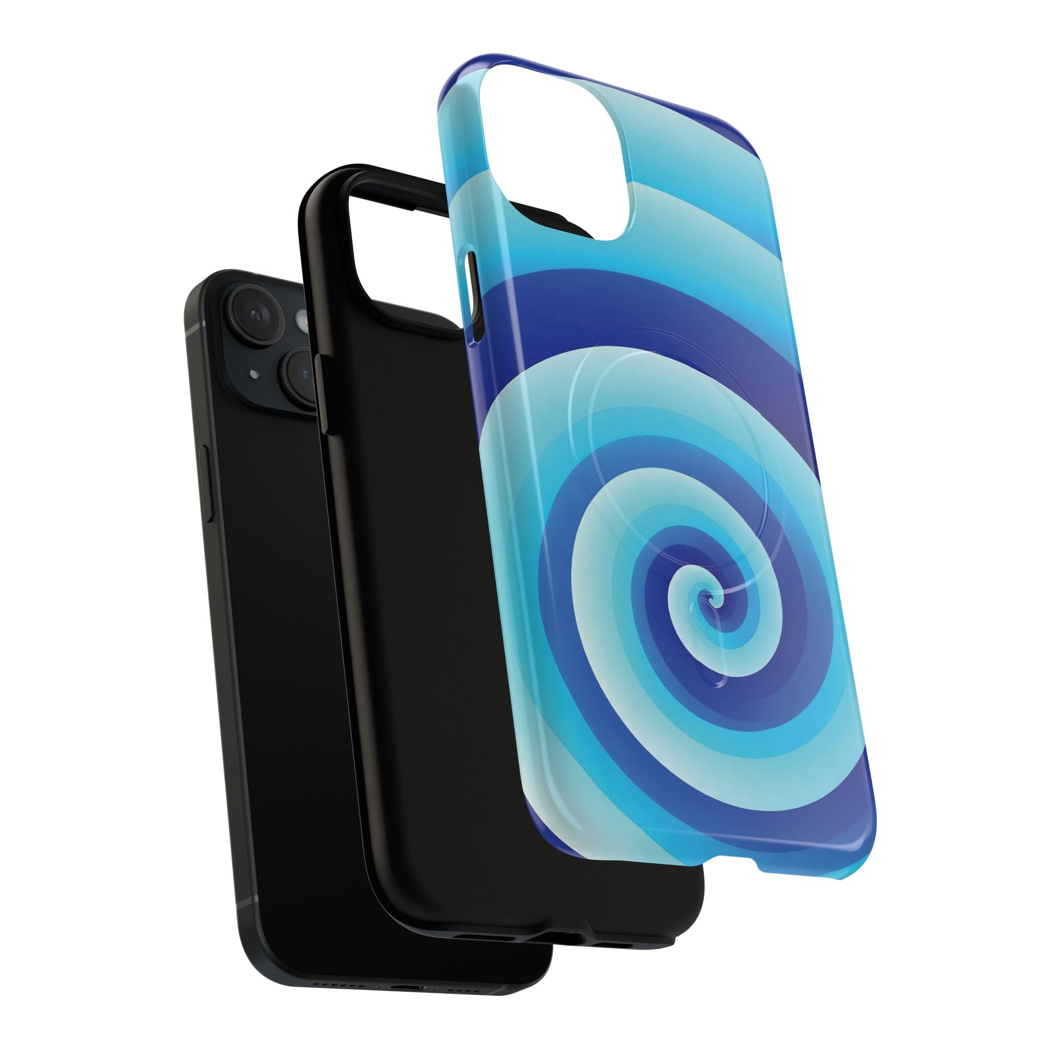 Blue Spiral Magnetic Phone Case