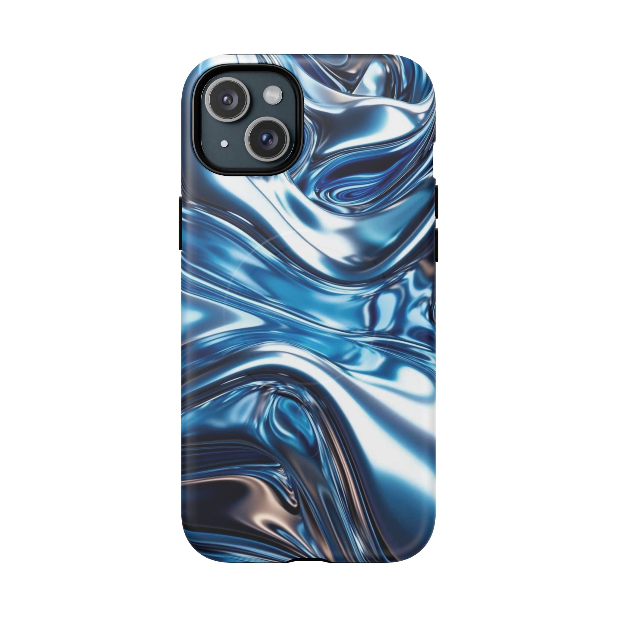 Mirror Gradient Blue Magnetic Phone Case