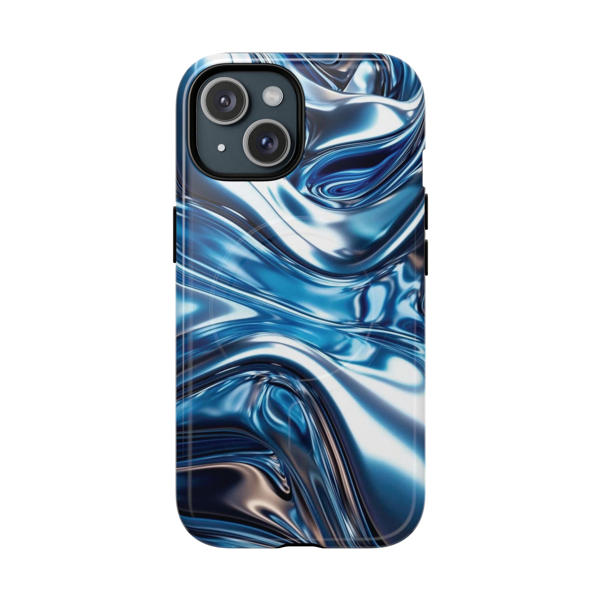 Mirror Gradient Blue Magnetic Phone Case