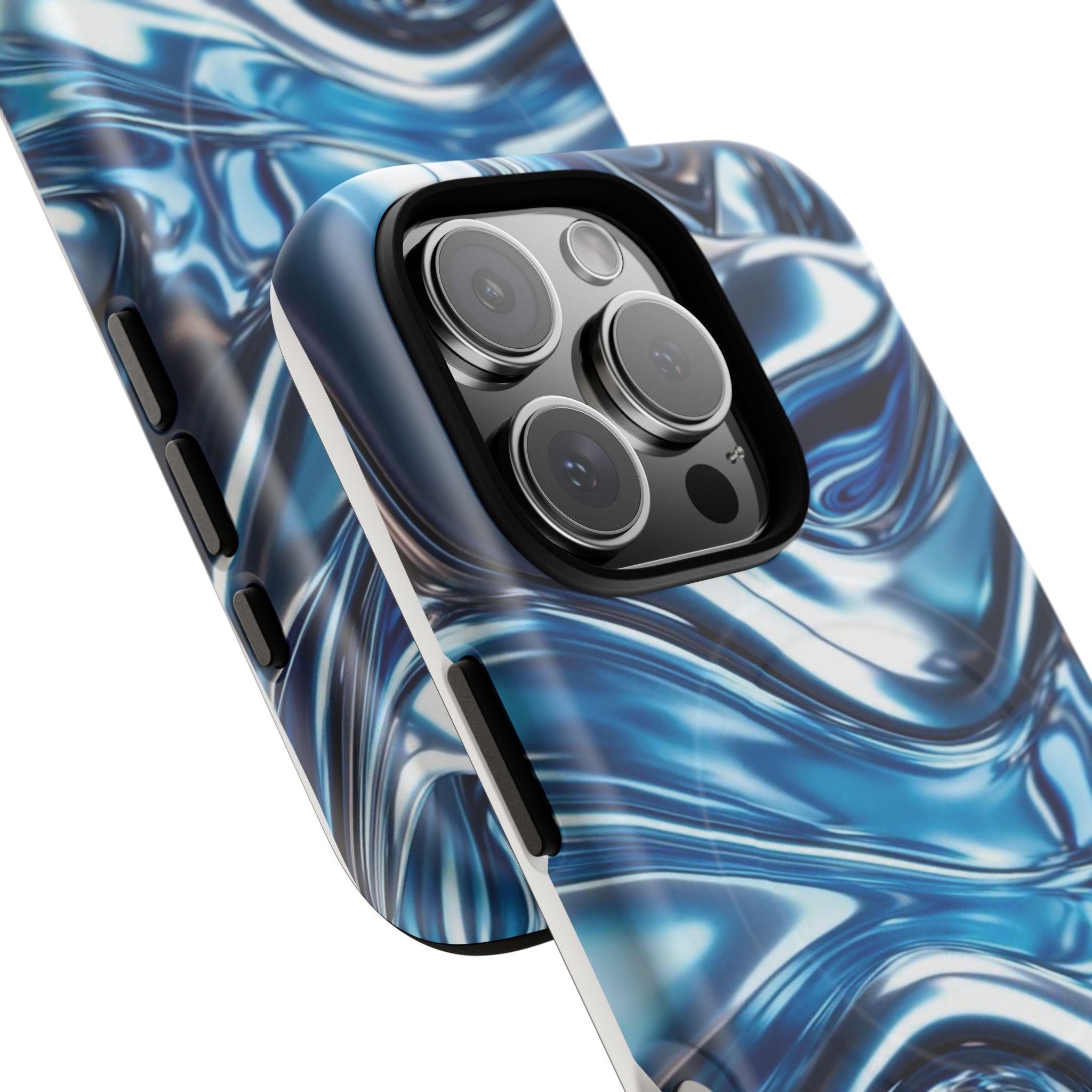 Mirror Gradient Blue Magnetic Phone Case