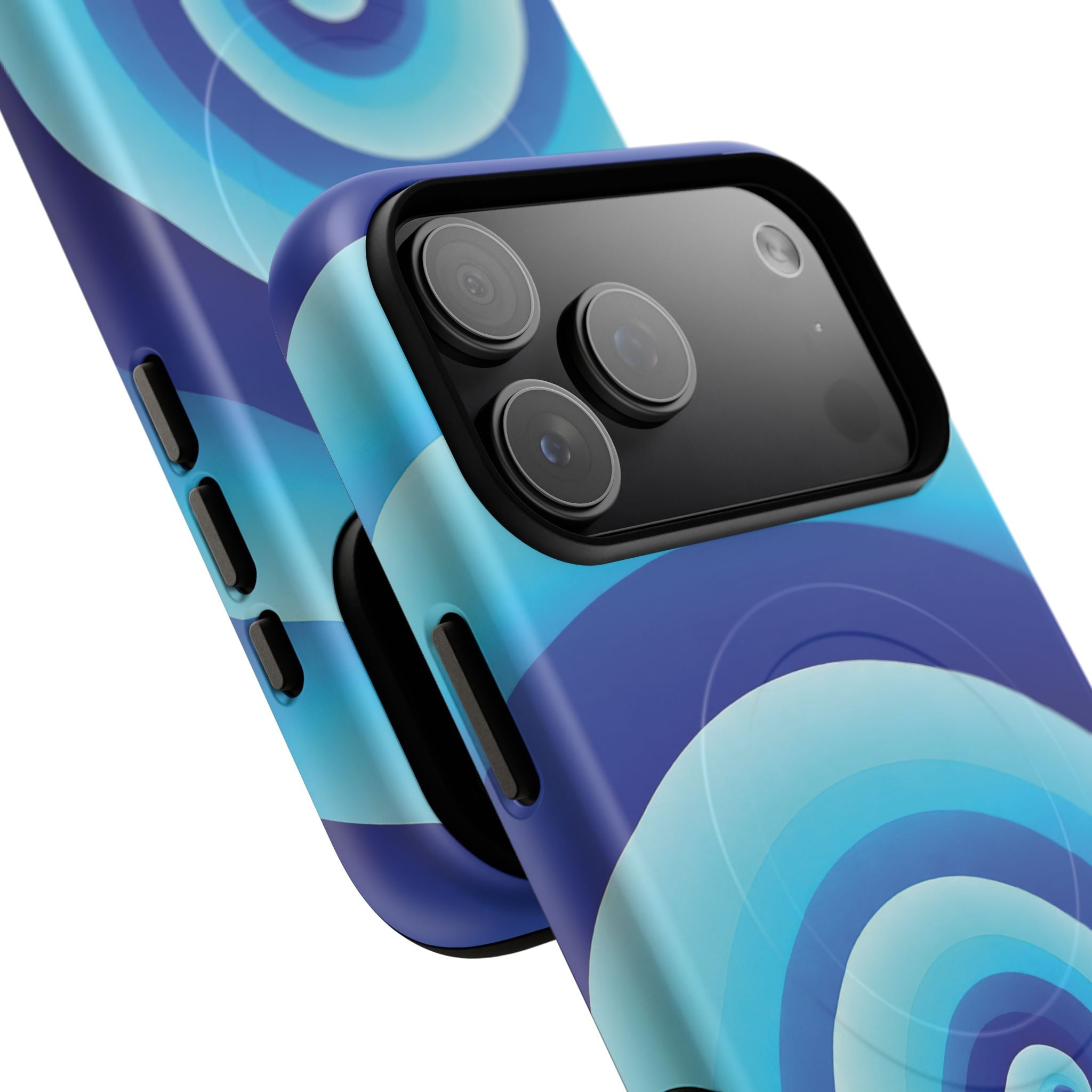 Blue Spiral Magnetic Phone Case