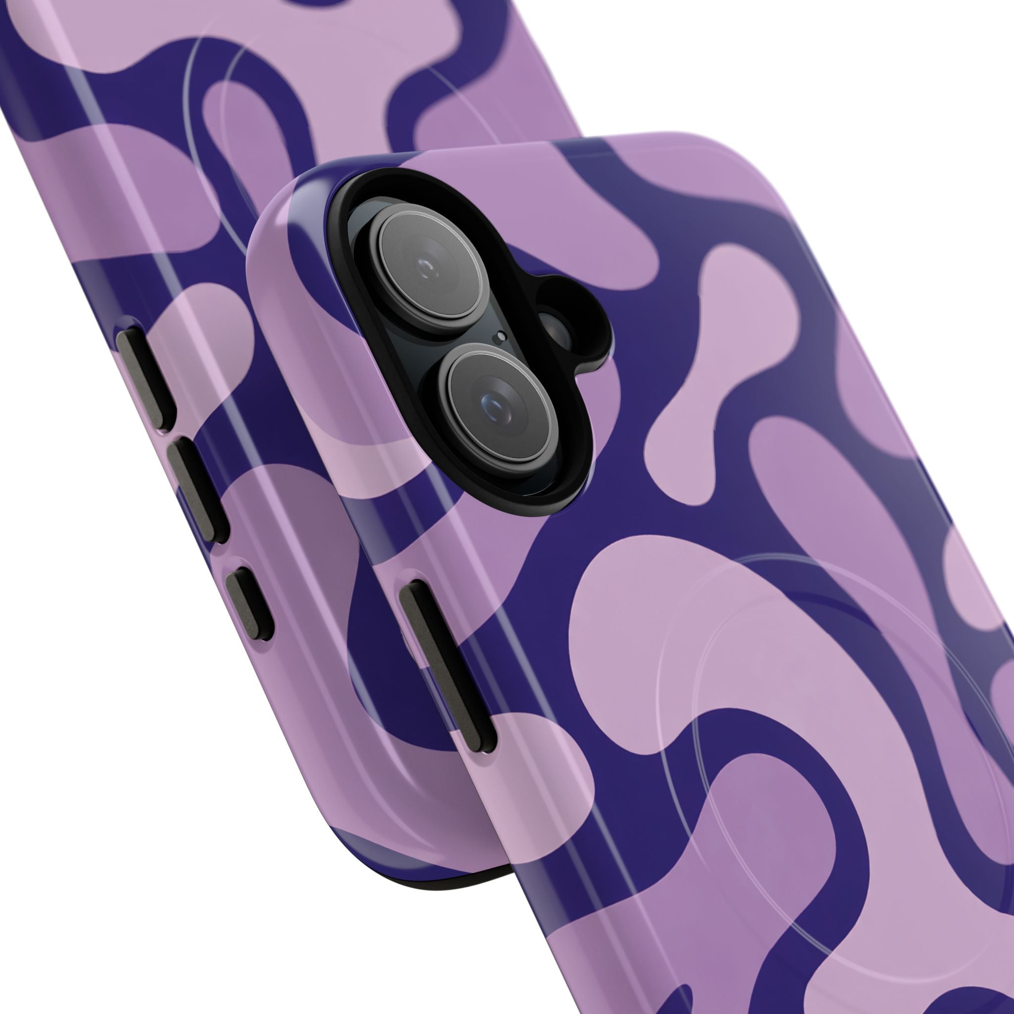 Purple Pattern Magnetic Case