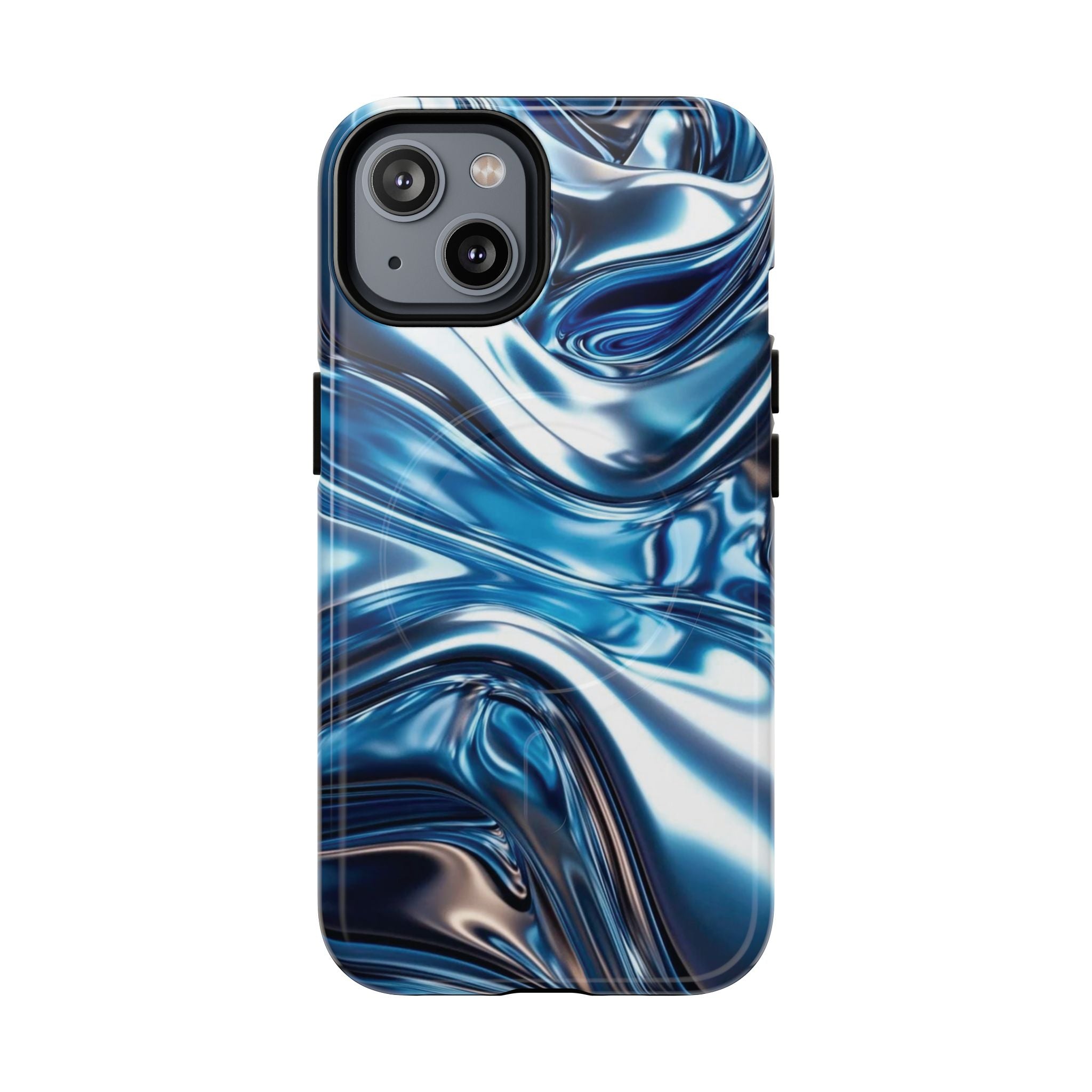 Mirror Gradient Blue Magnetic Phone Case