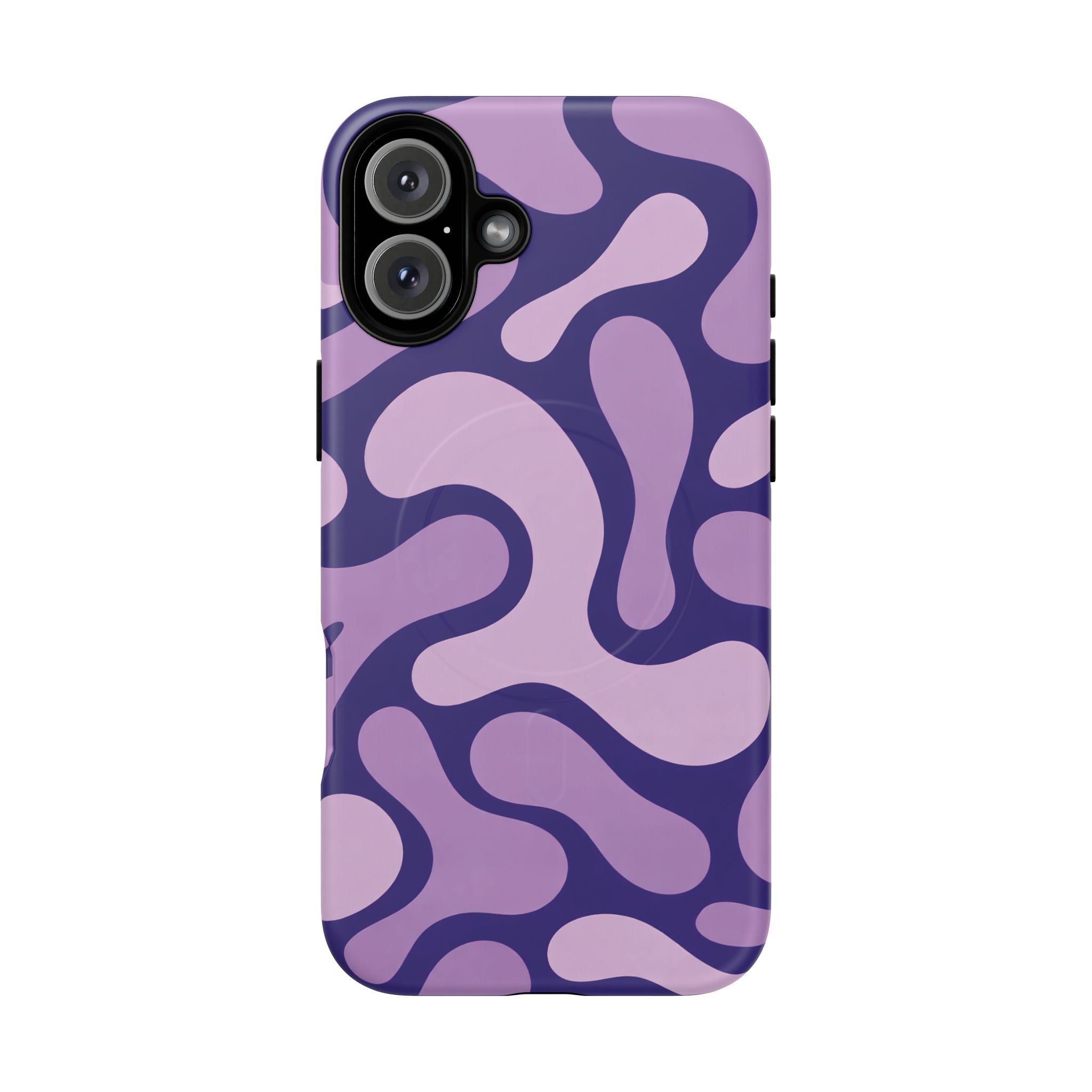 Purple Pattern Magnetic Case