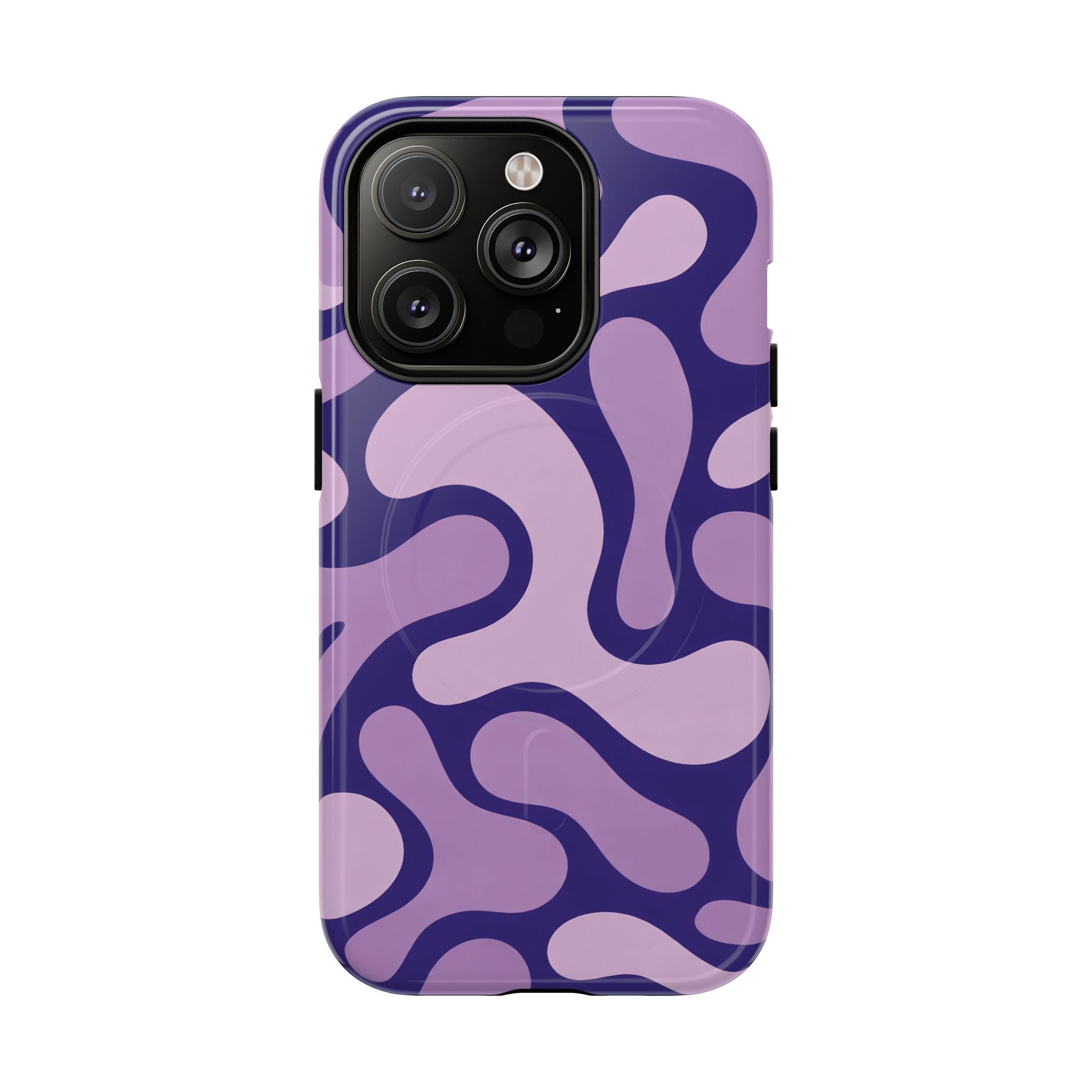 Purple Pattern Magnetic Case