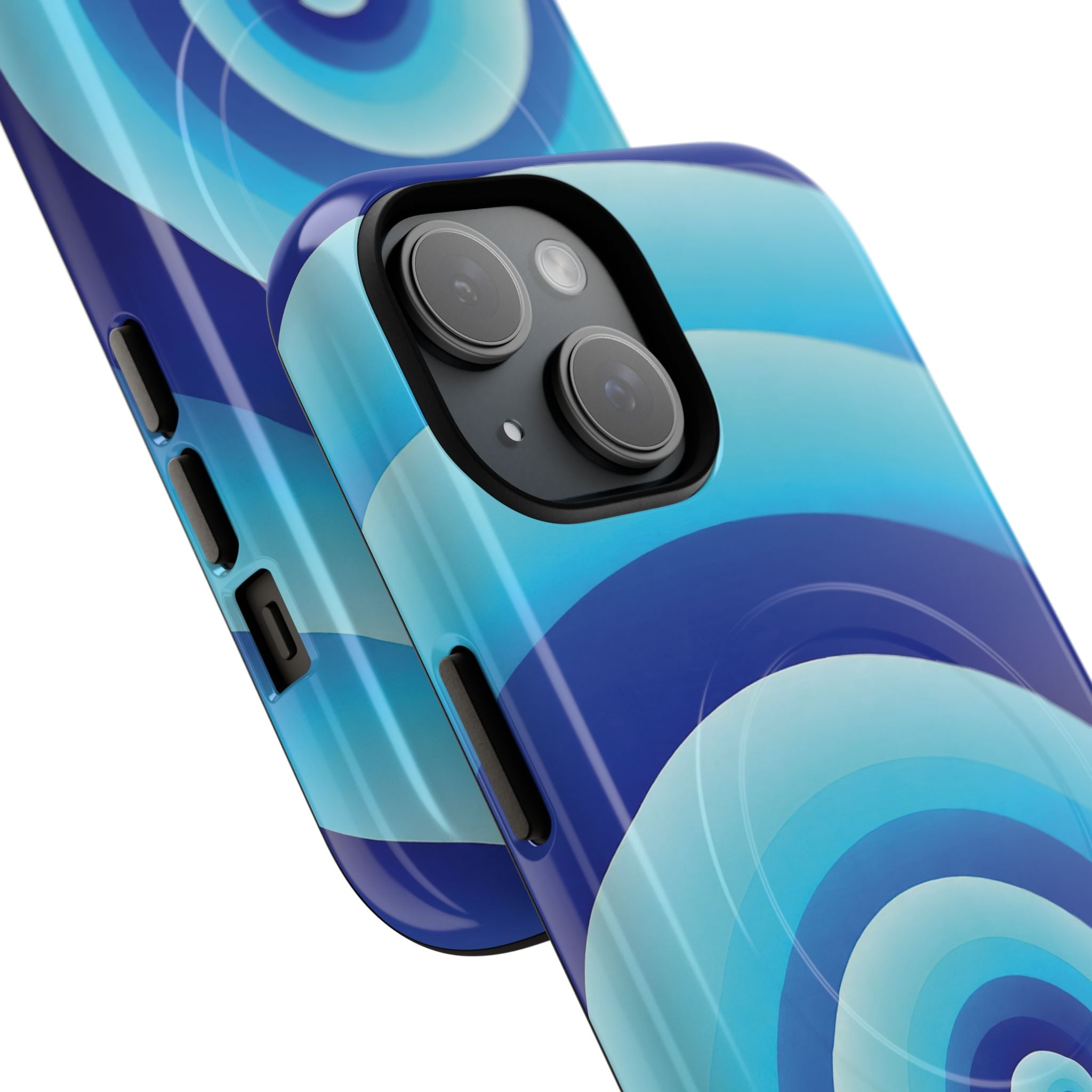 Blue Spiral Magnetic Phone Case