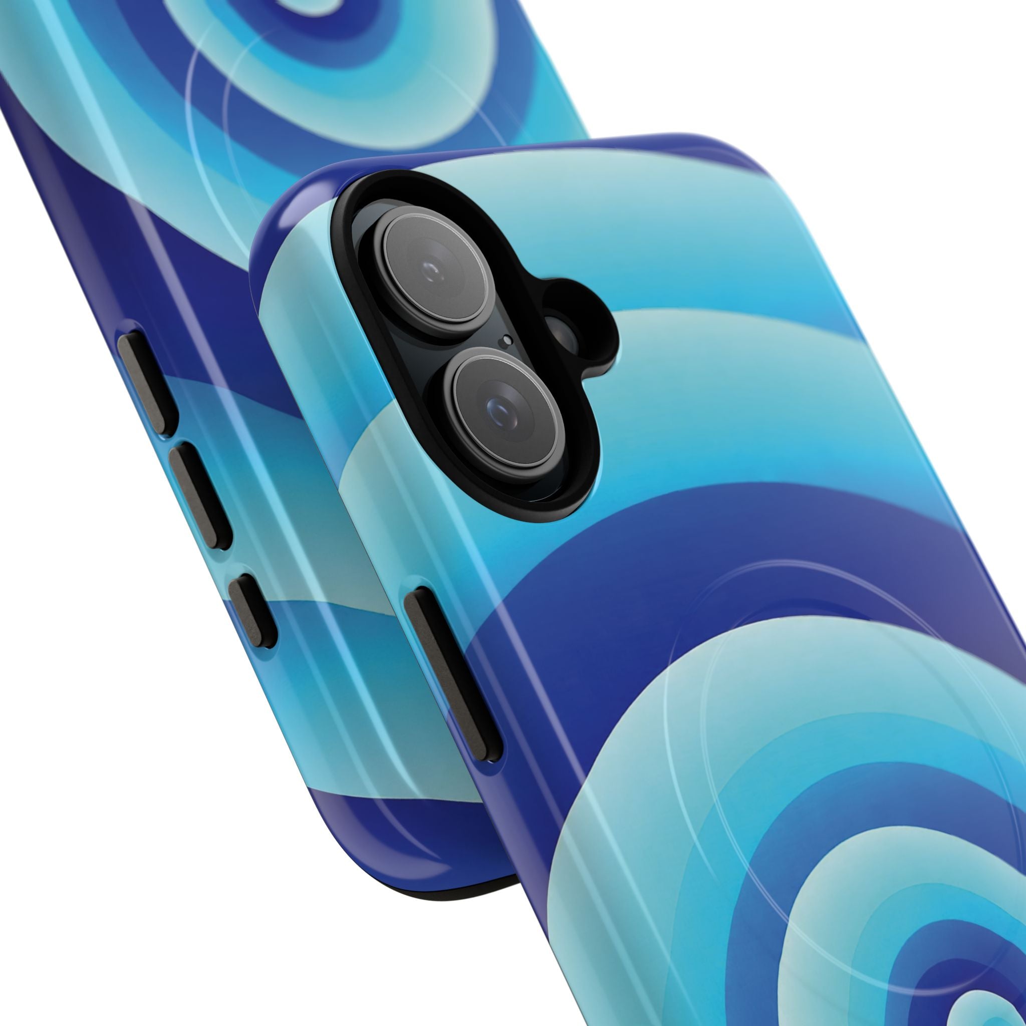 Blue Spiral Magnetic Phone Case