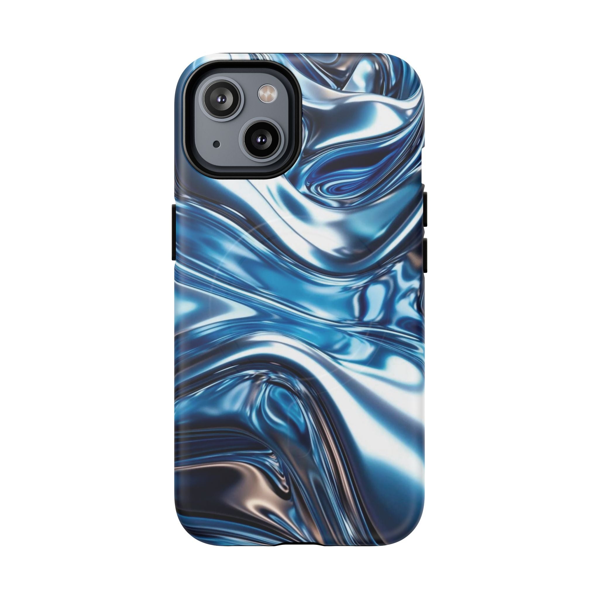 Mirror Gradient Blue Magnetic Phone Case