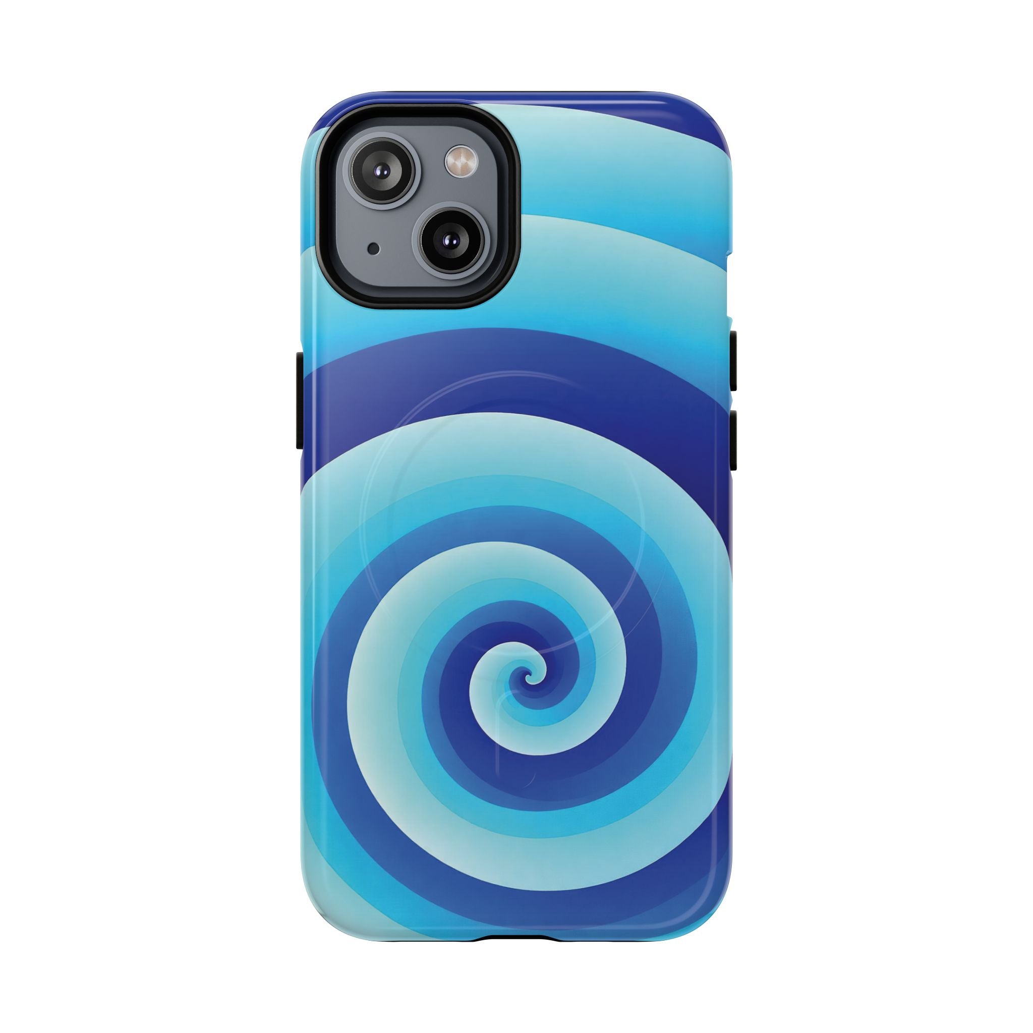 Blue Spiral Magnetic Phone Case