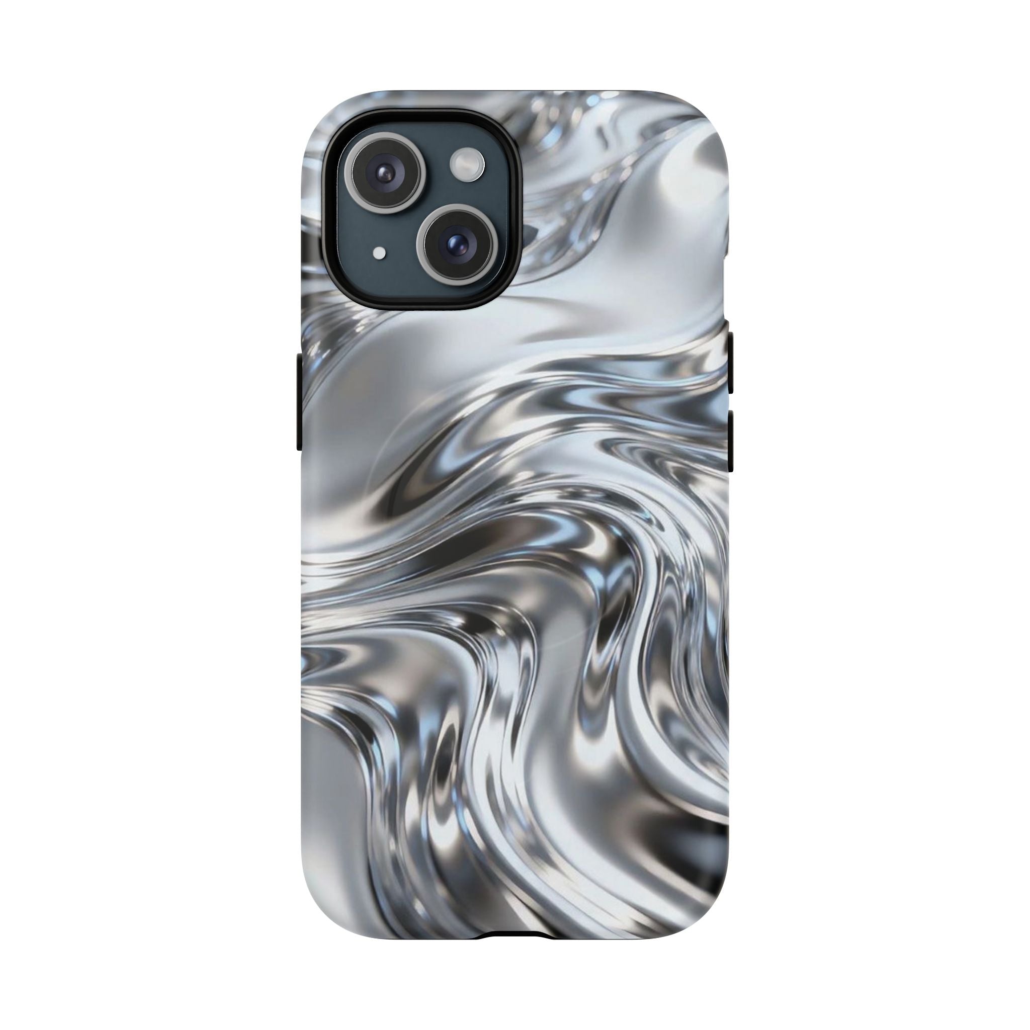 Mirror Gradient Tough Magnetic Case — Reflective Magnetic Phone Cover