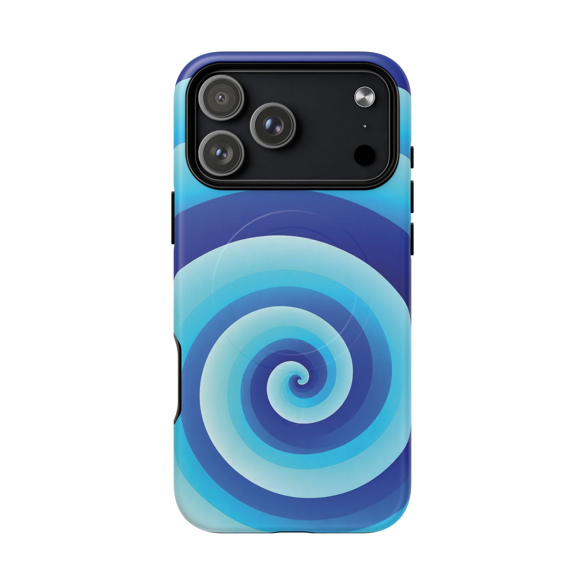 Blue Spiral Magnetic Phone Case