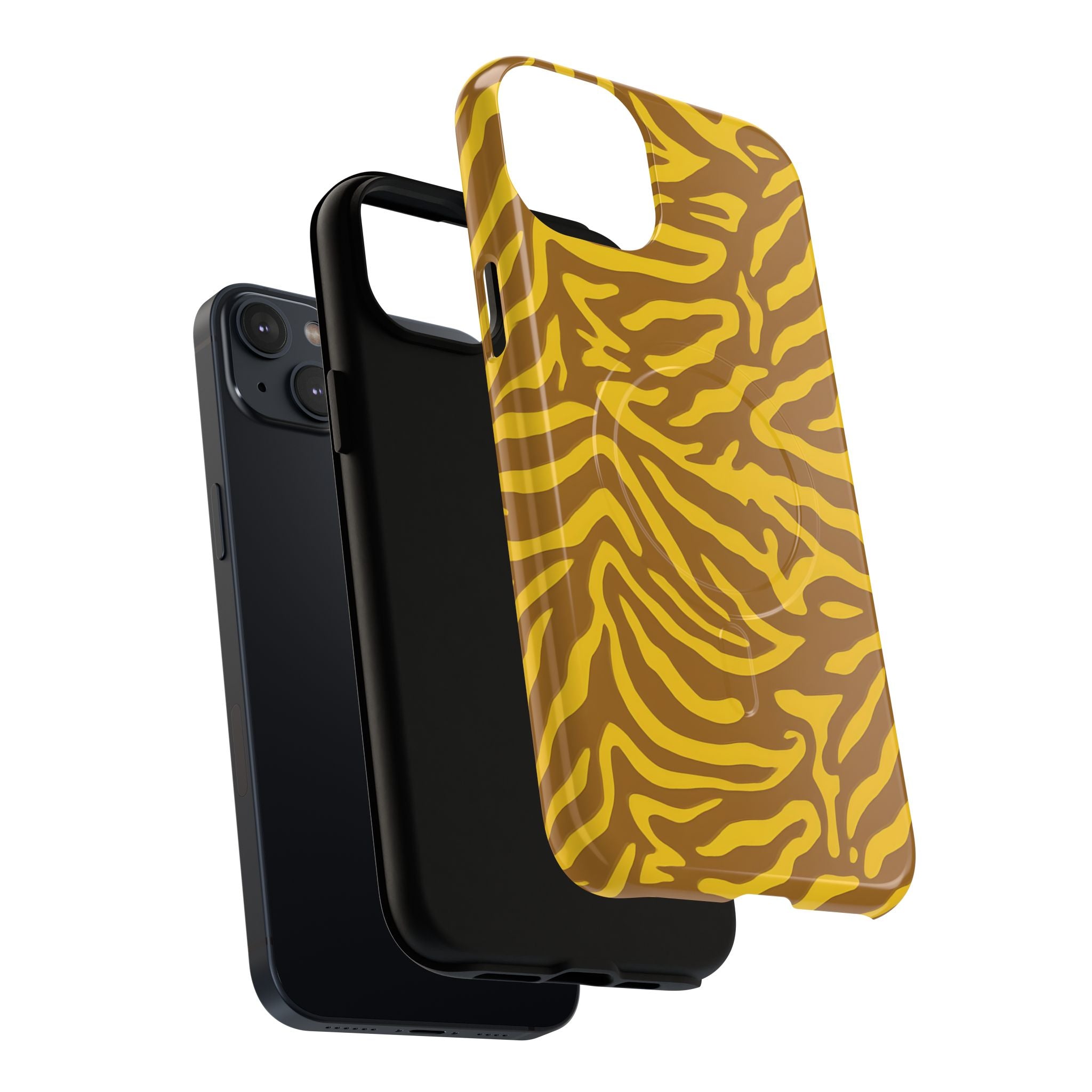 Zebra Print Magnetic qual Case