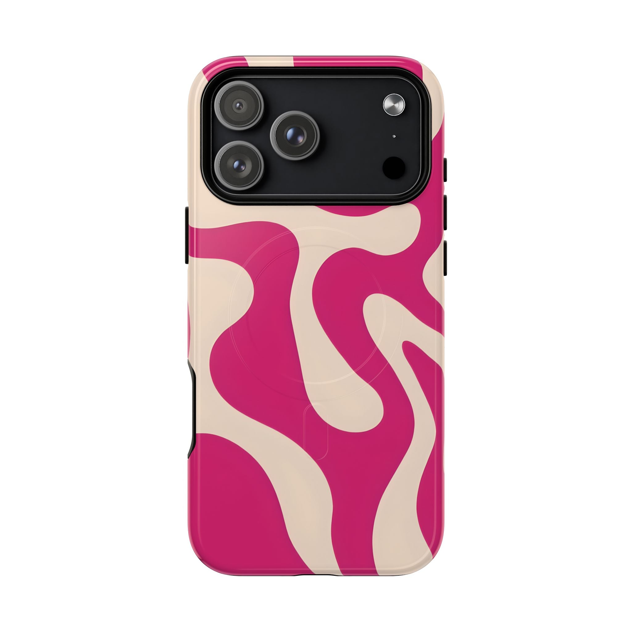 Abstract Pink iPhone Case – Stylish Artistic Protective Cover