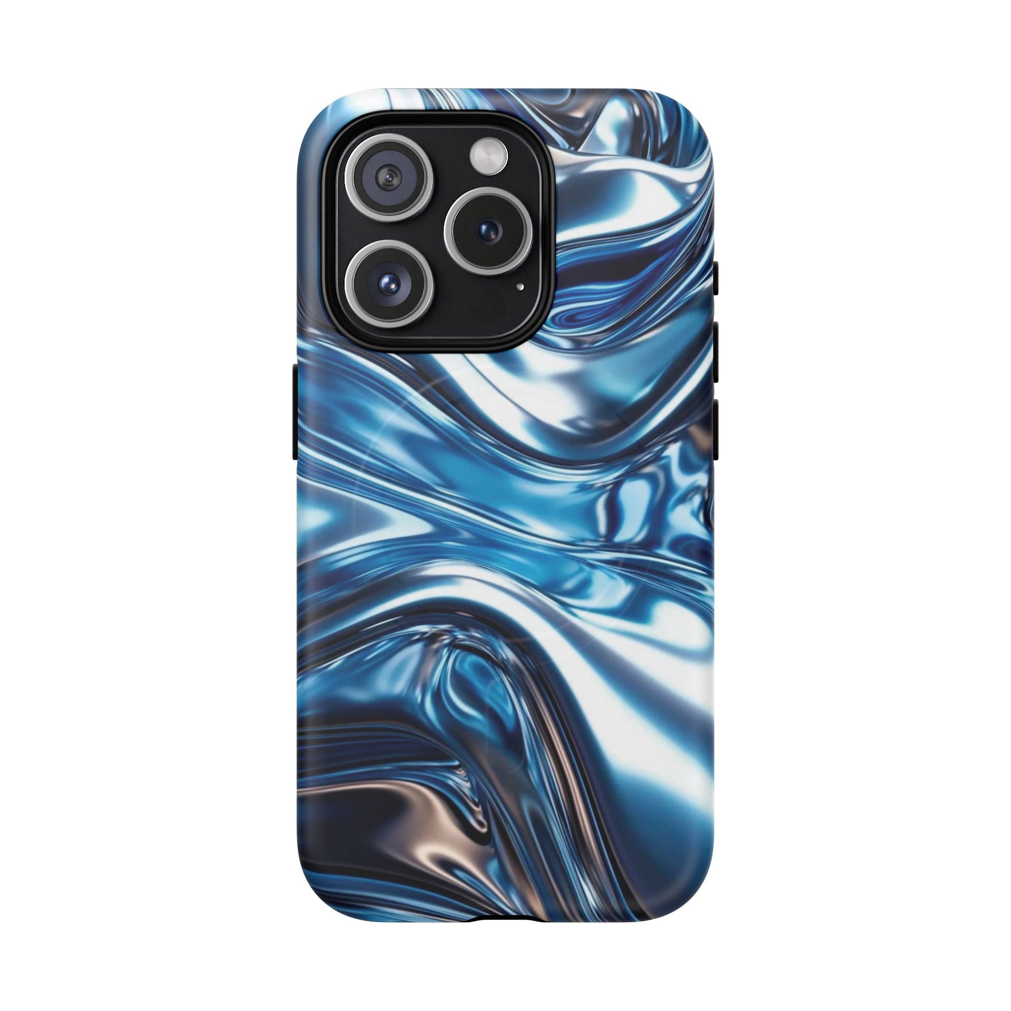 Mirror Gradient Blue Magnetic Phone Case