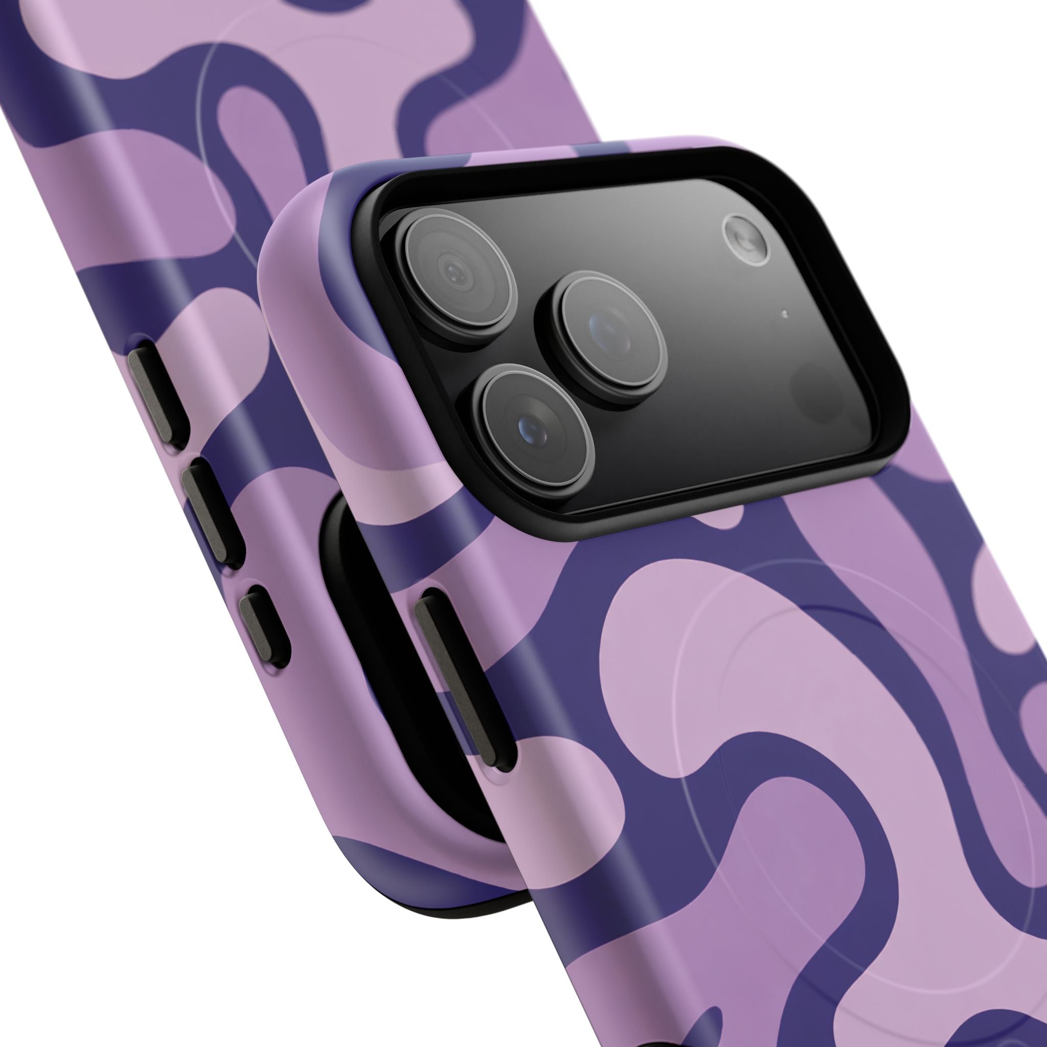 Purple Pattern Magnetic Case