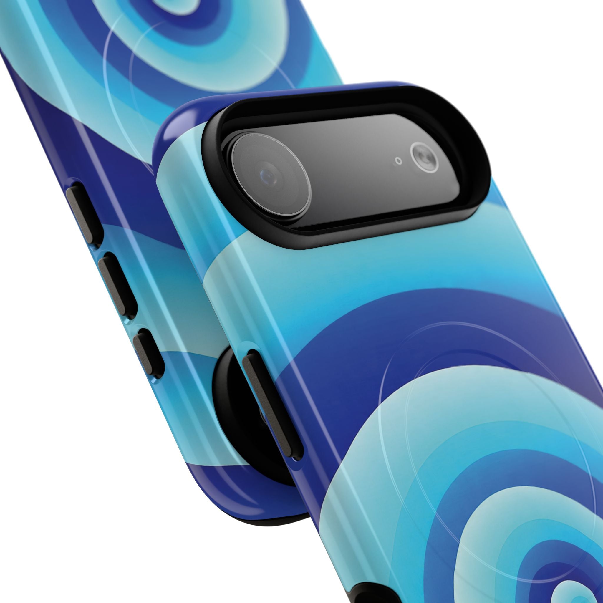 Blue Spiral Magnetic Phone Case