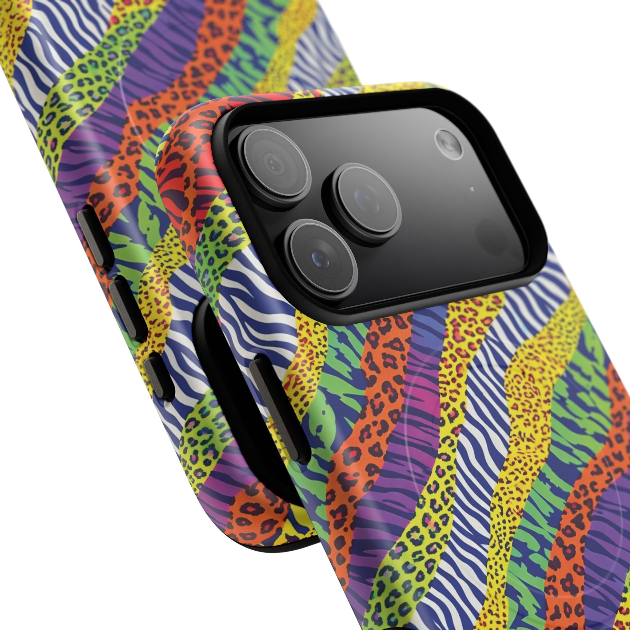 Tough Magnetic Case — Animal Print Arcoíris