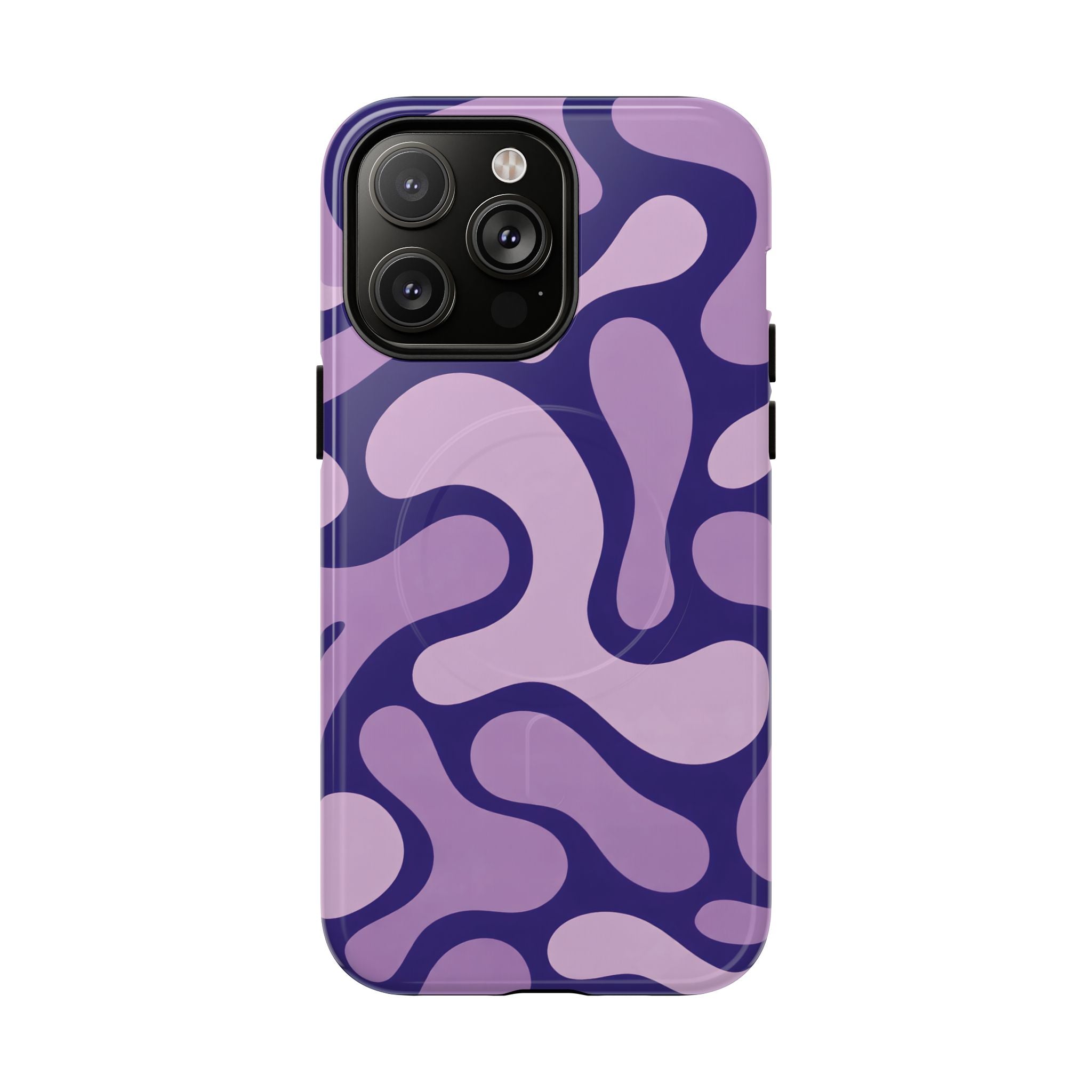 Purple Pattern Magnetic Case