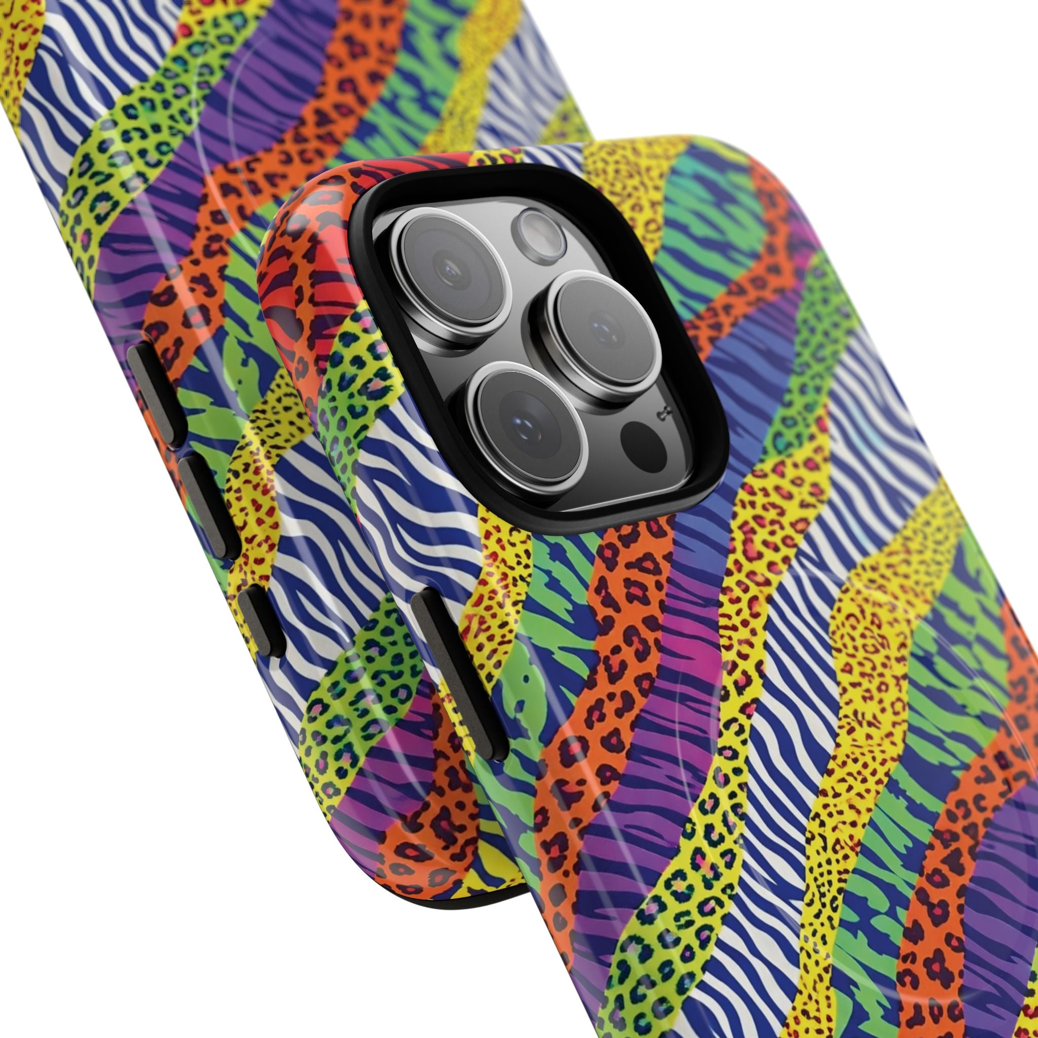Tough Magnetic Case — Animal Print Arcoíris