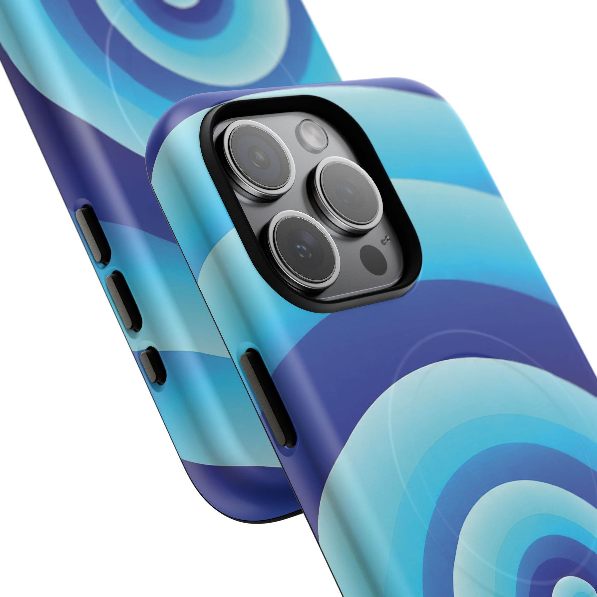 Blue Spiral Magnetic Phone Case