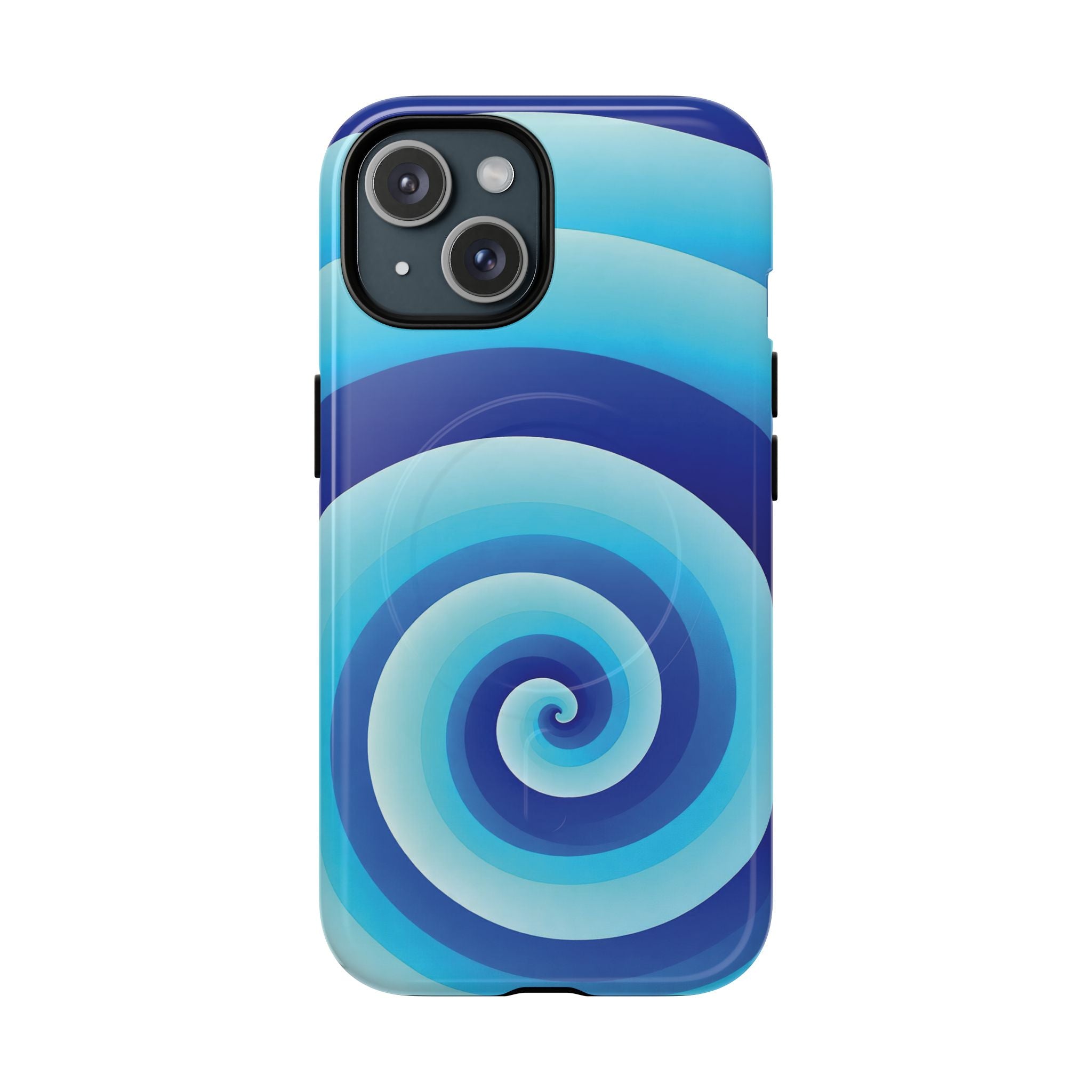 Blue Spiral Magnetic Phone Case