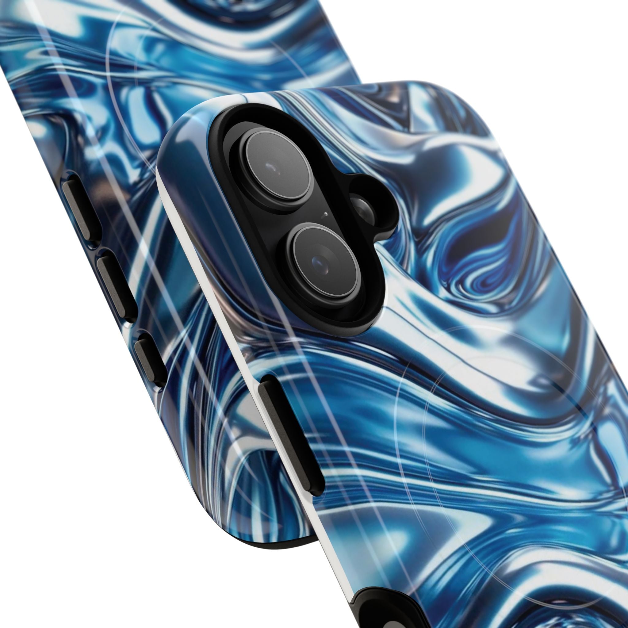 Mirror Gradient Blue Magnetic Phone Case