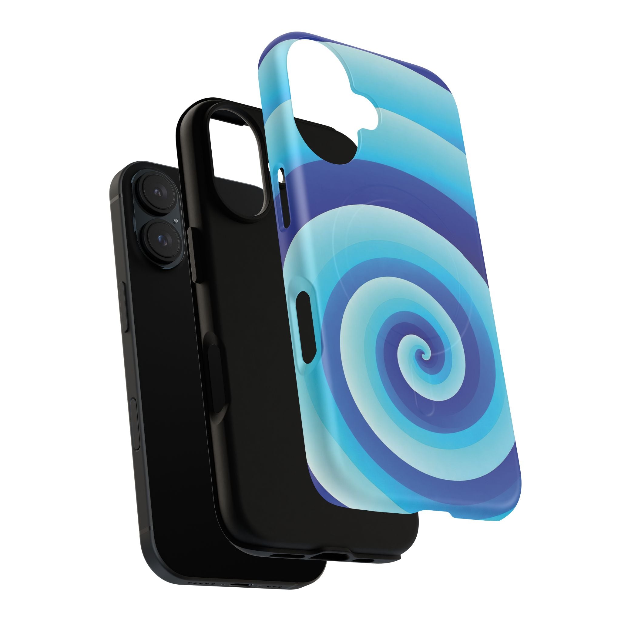 Blue Spiral Magnetic Phone Case