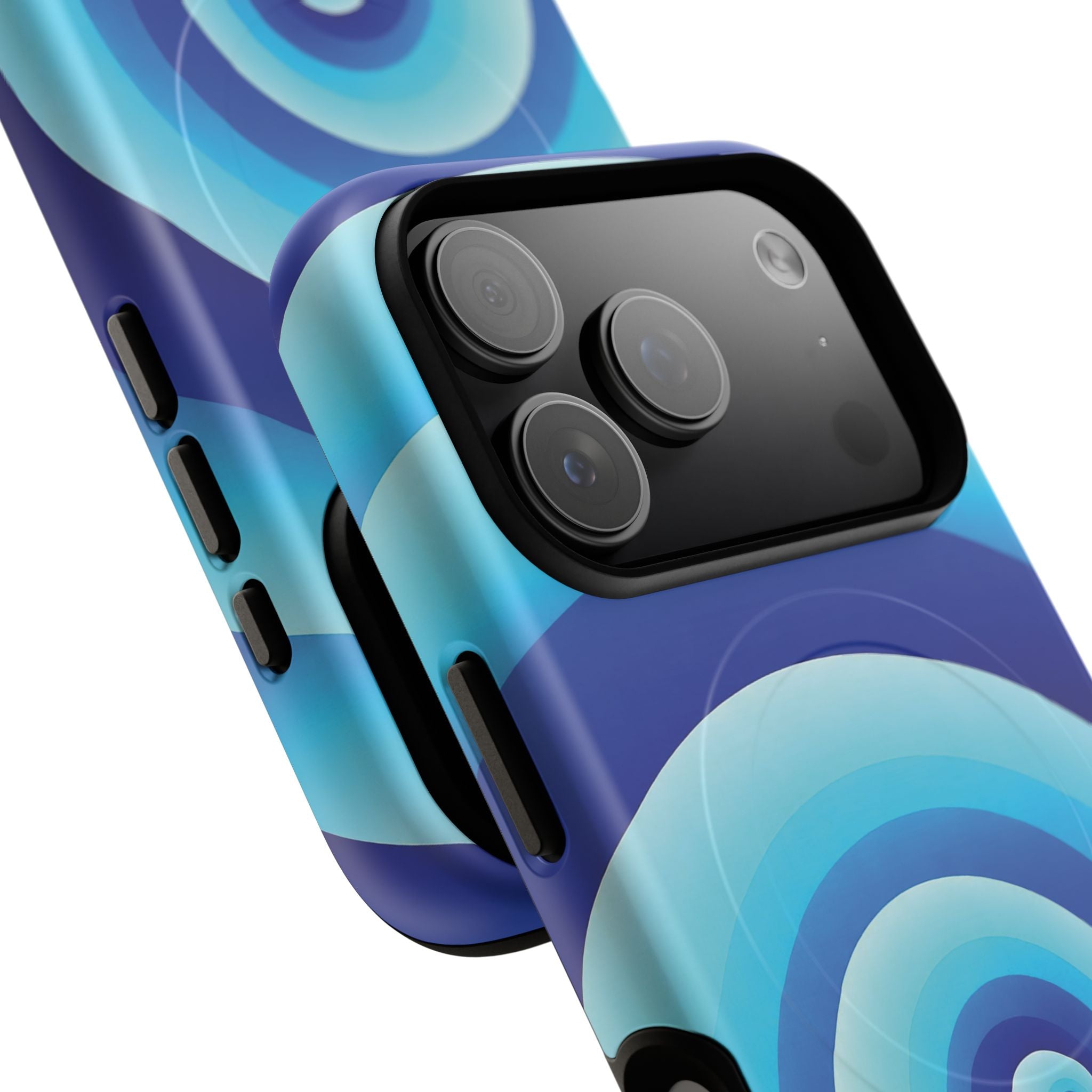 Blue Spiral Magnetic Phone Case