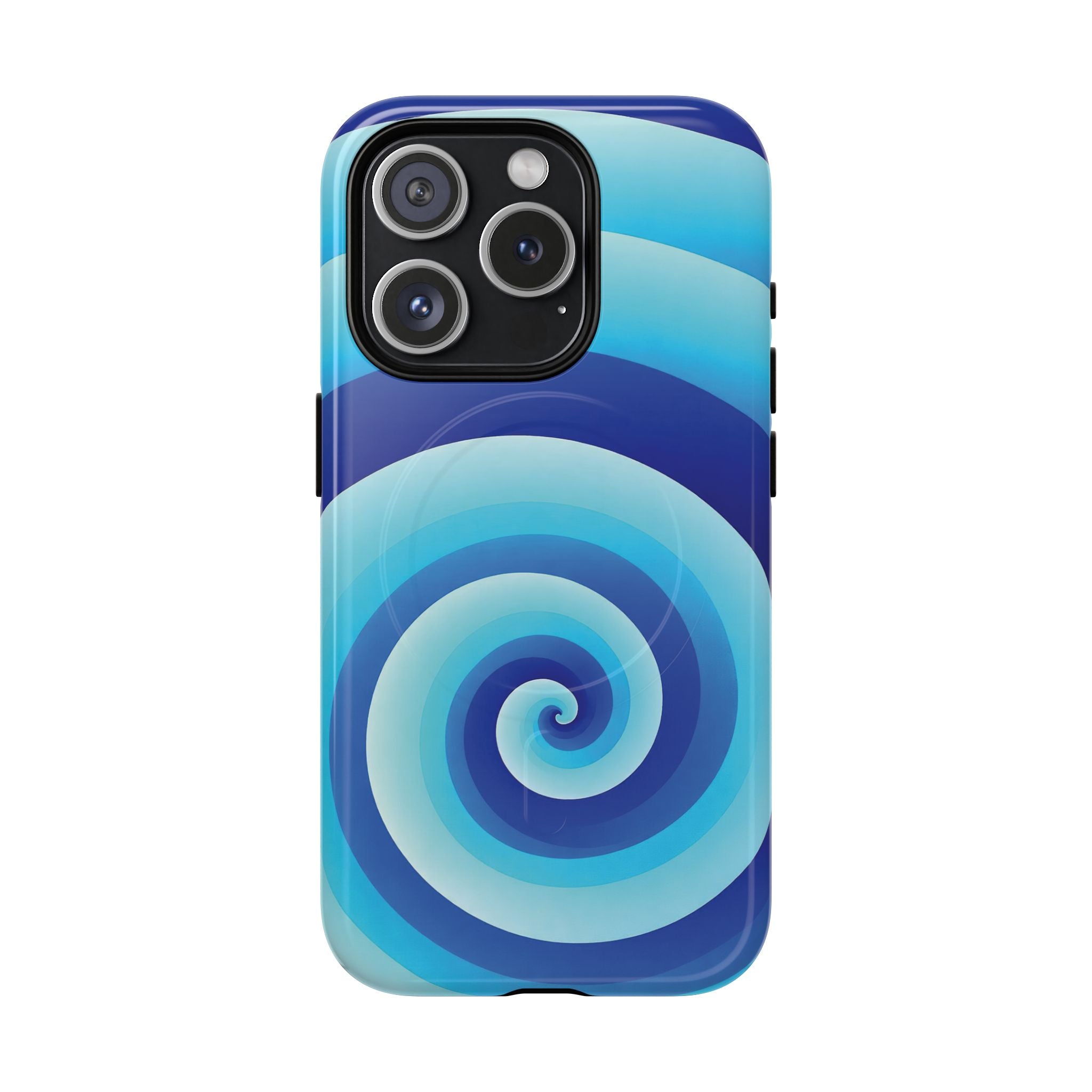 Blue Spiral Magnetic Phone Case