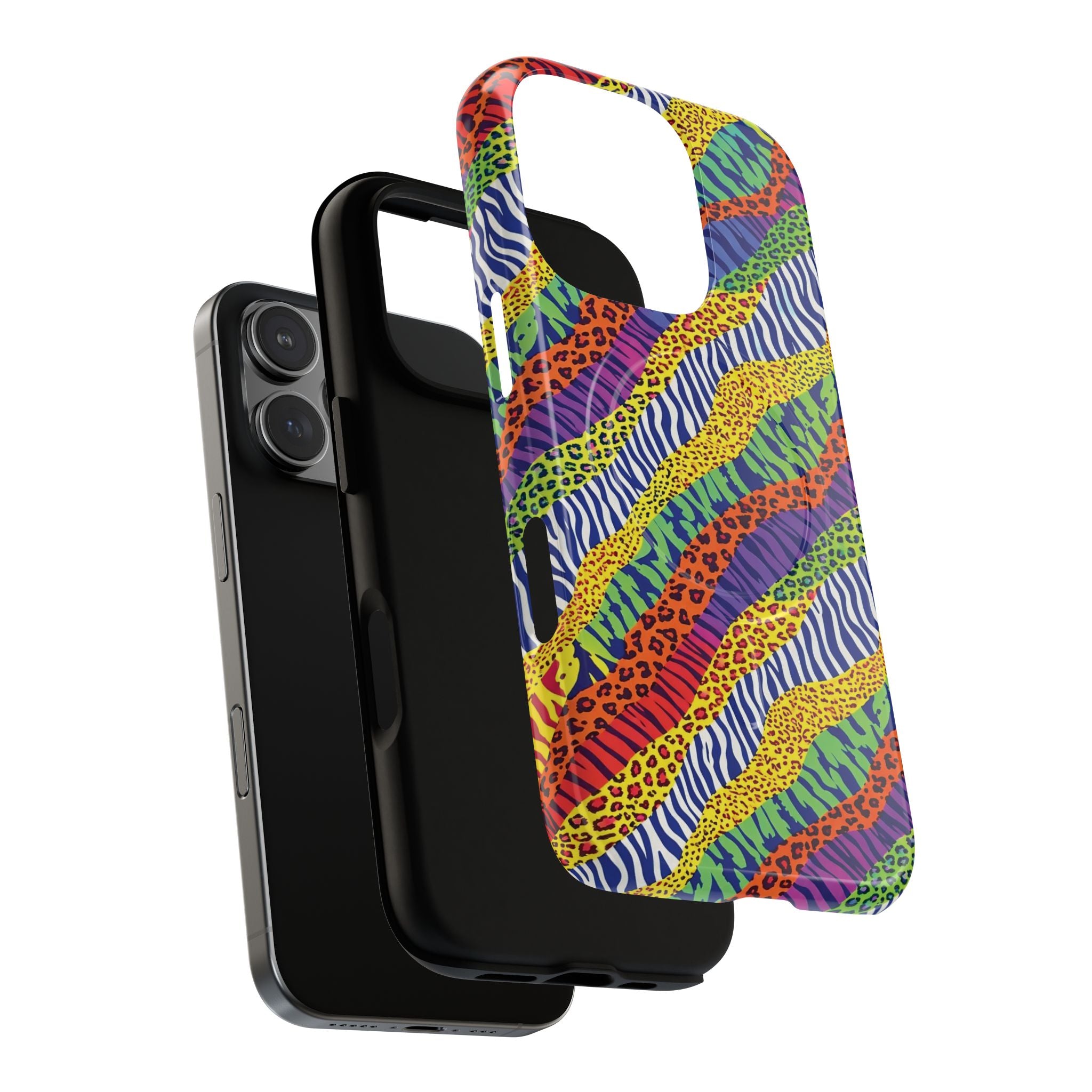 Tough Magnetic Case — Animal Print Arcoíris