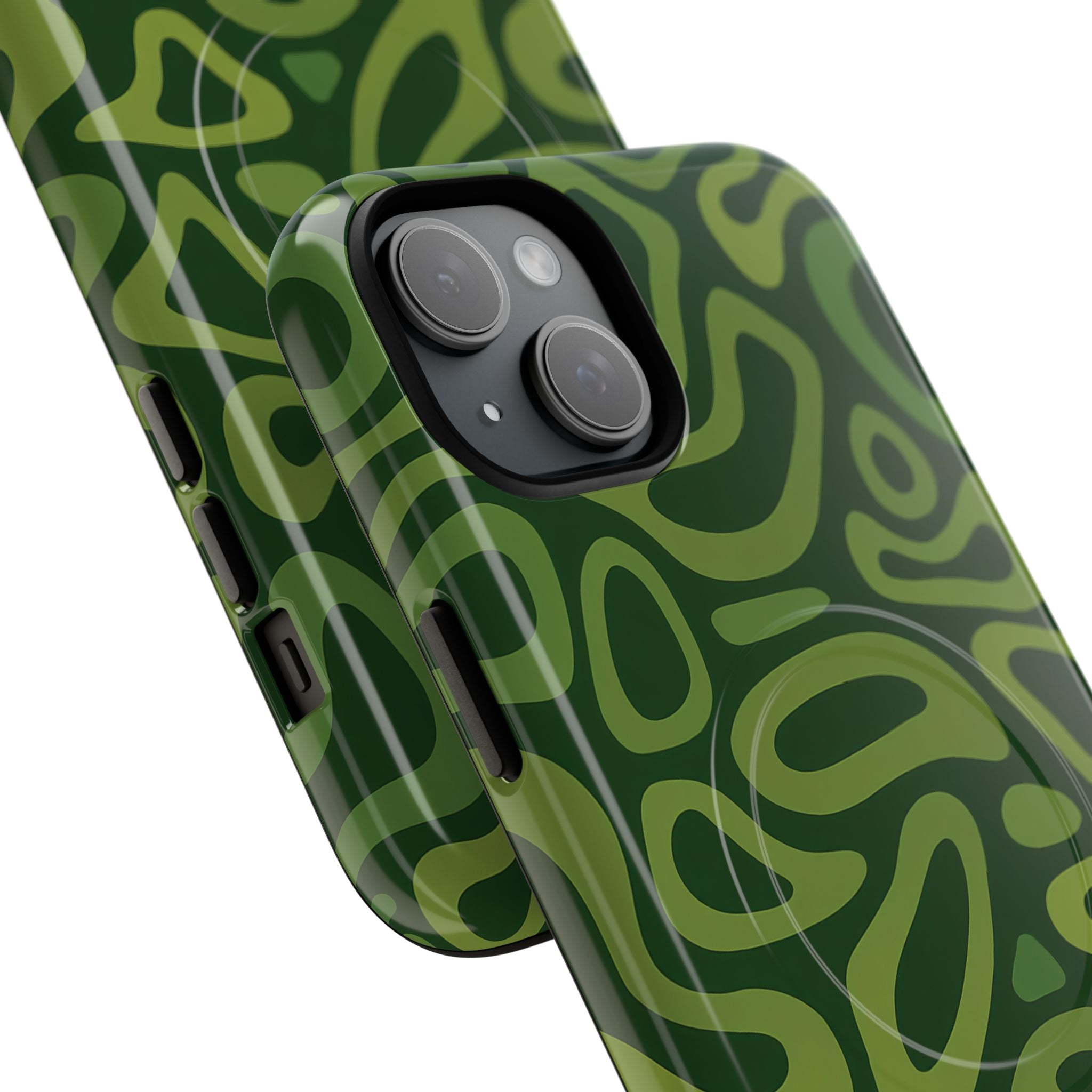 Frog Pattern Tough Magnetic Case — Durable Phone Protection with Cute Frog Design