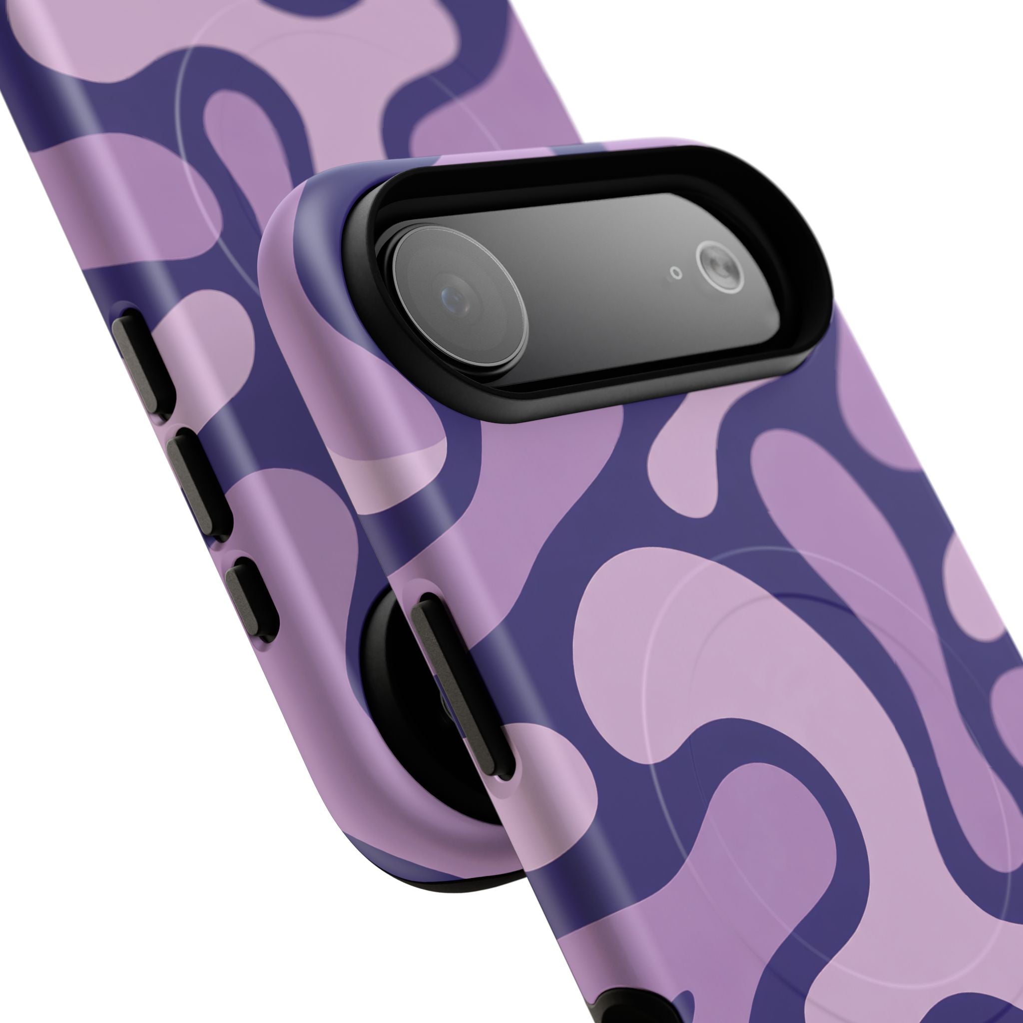 Purple Pattern Magnetic Case