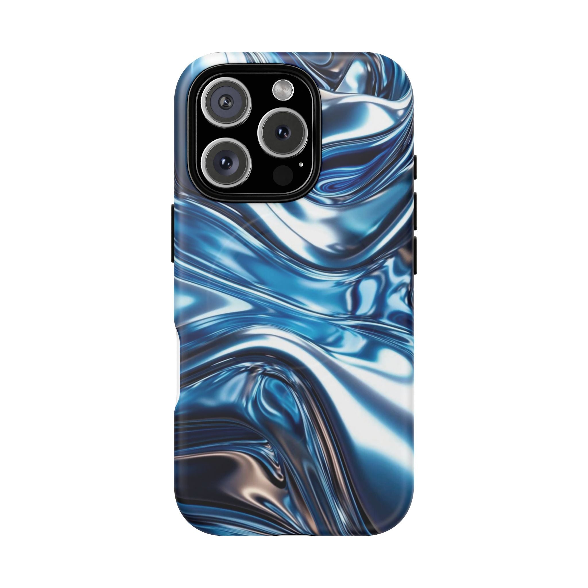 Mirror Gradient Blue Magnetic Phone Case
