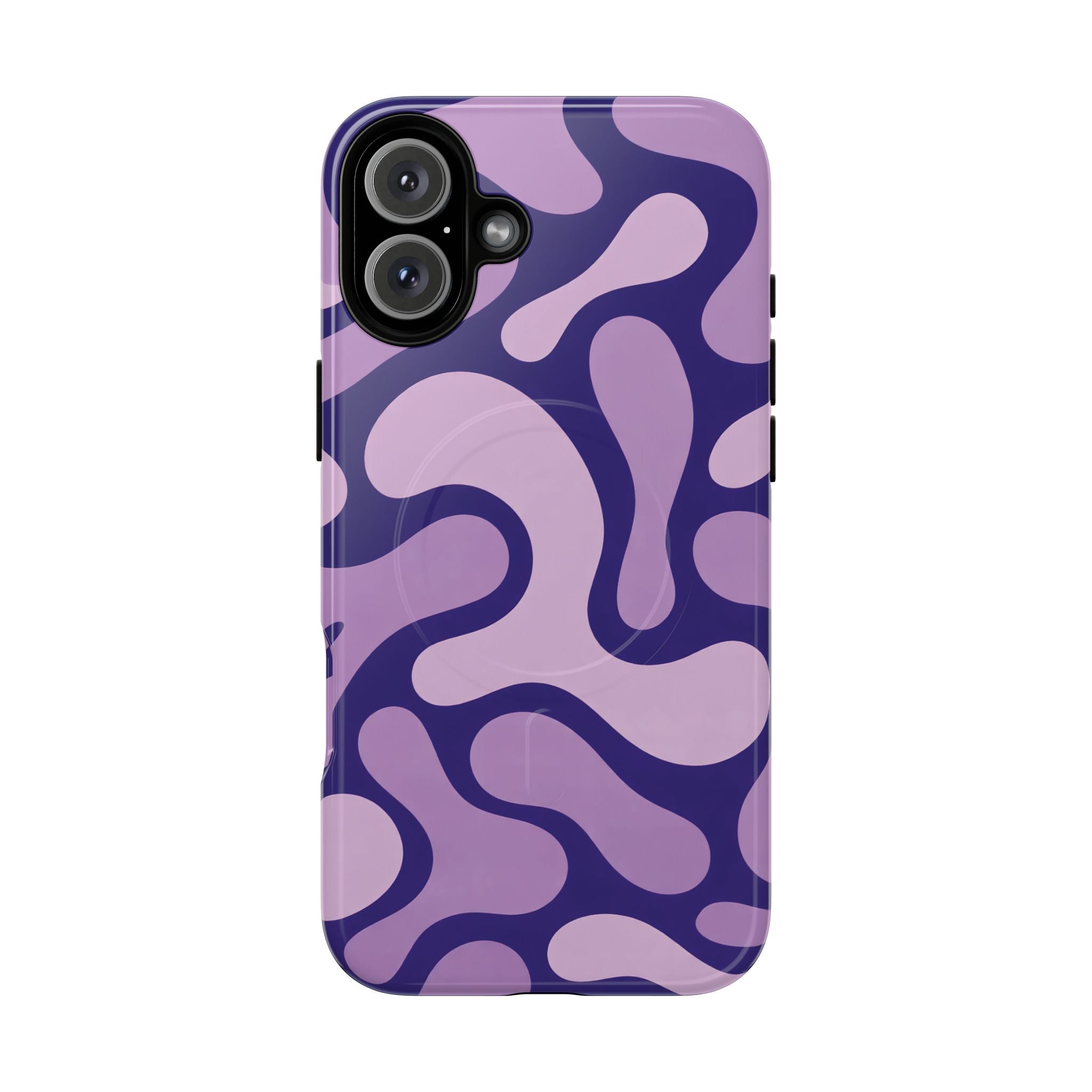 Purple Pattern Magnetic Case
