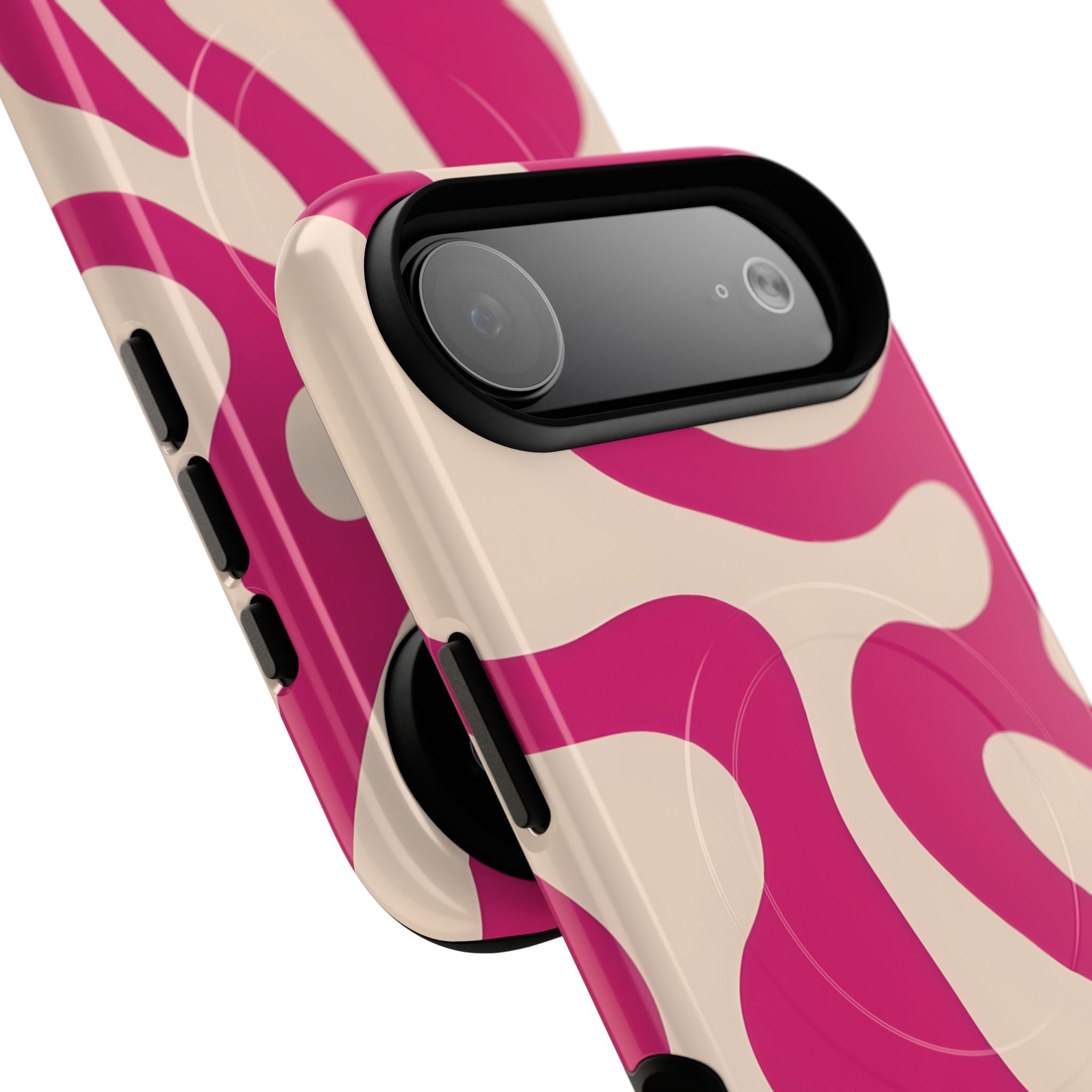 Abstract Pink iPhone Case – Stylish Artistic Protective Cover
